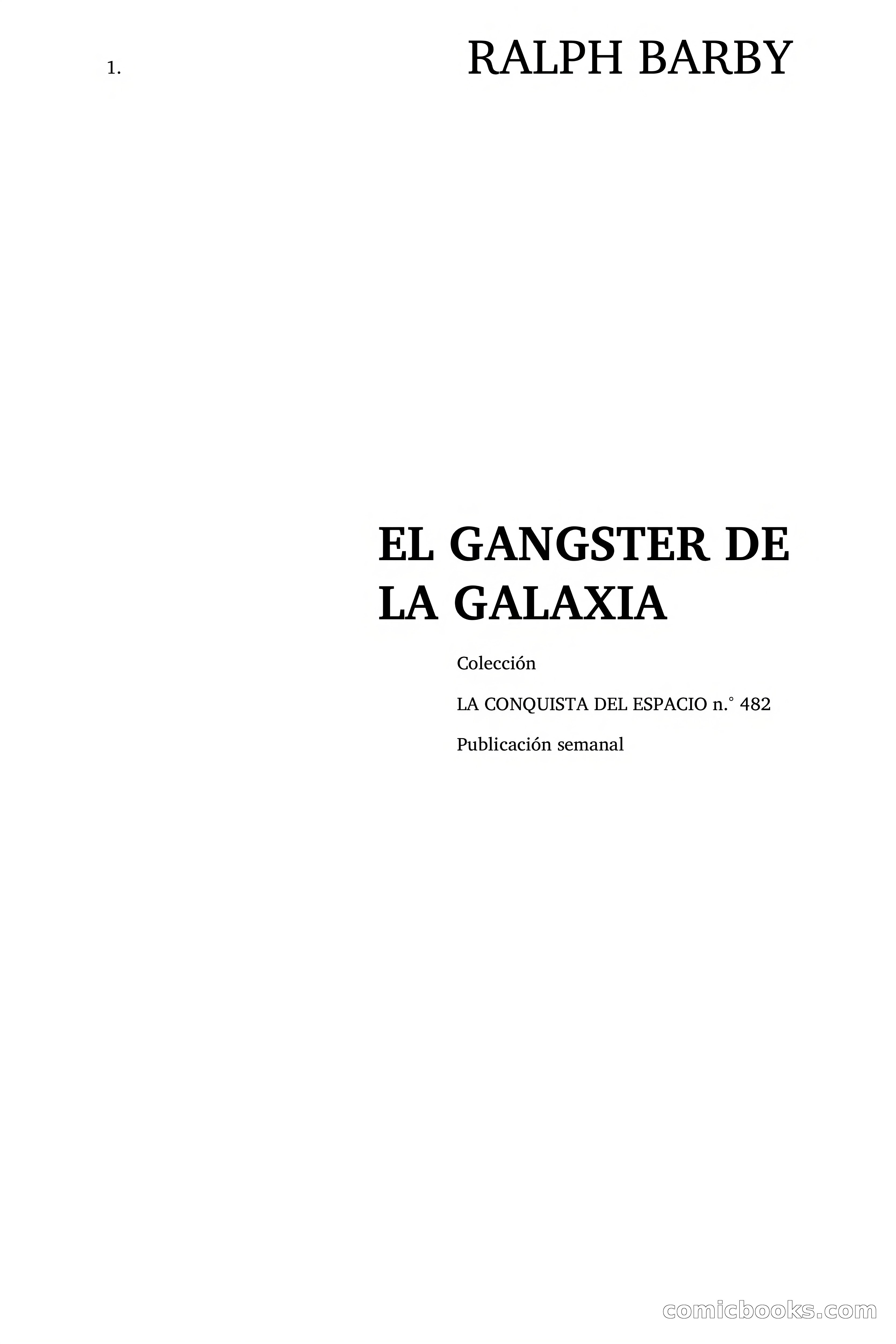 El gangster de la galaxia — page 5 of 92