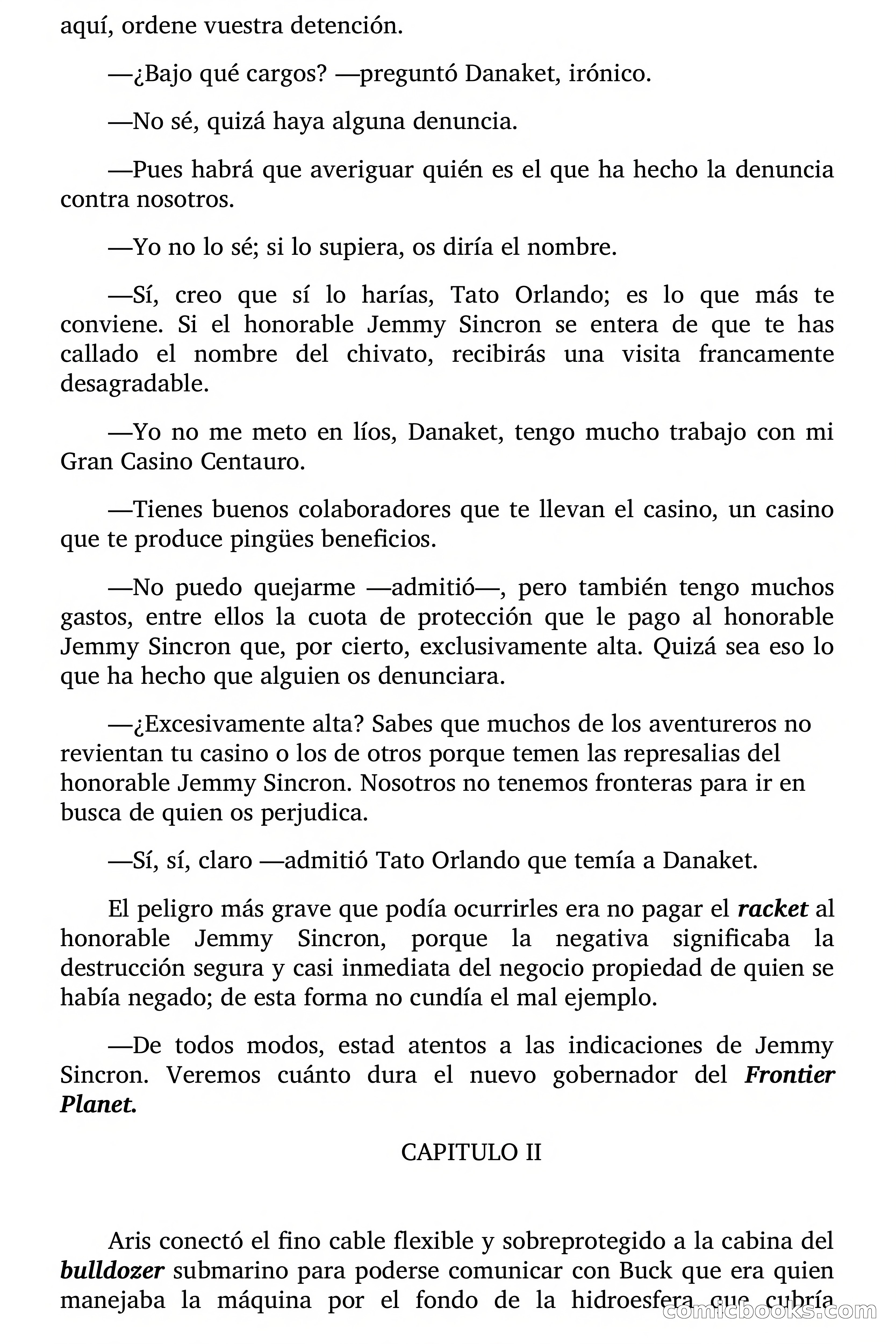 El gangster de la galaxia — page 13 of 92