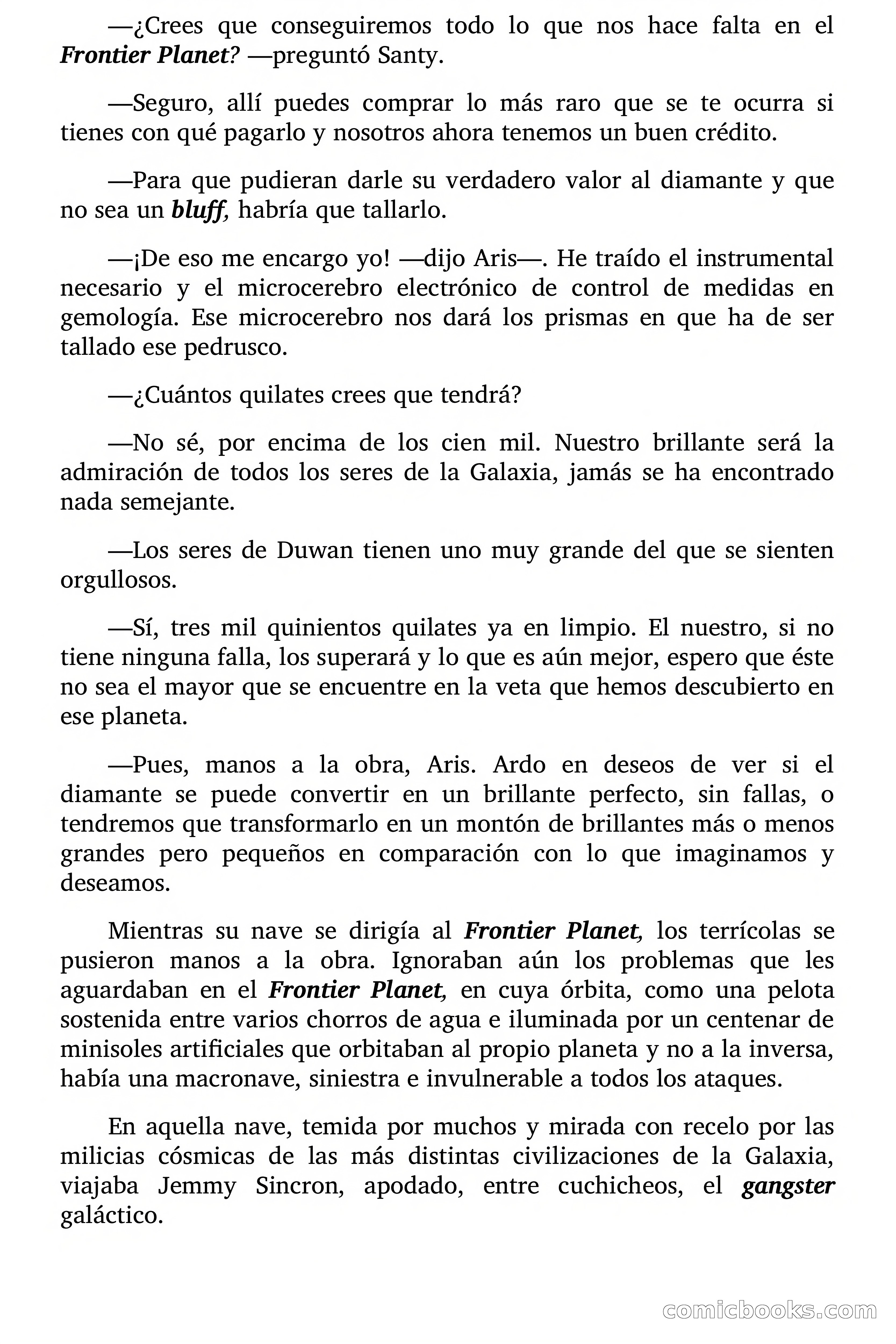 El gangster de la galaxia — page 21 of 92