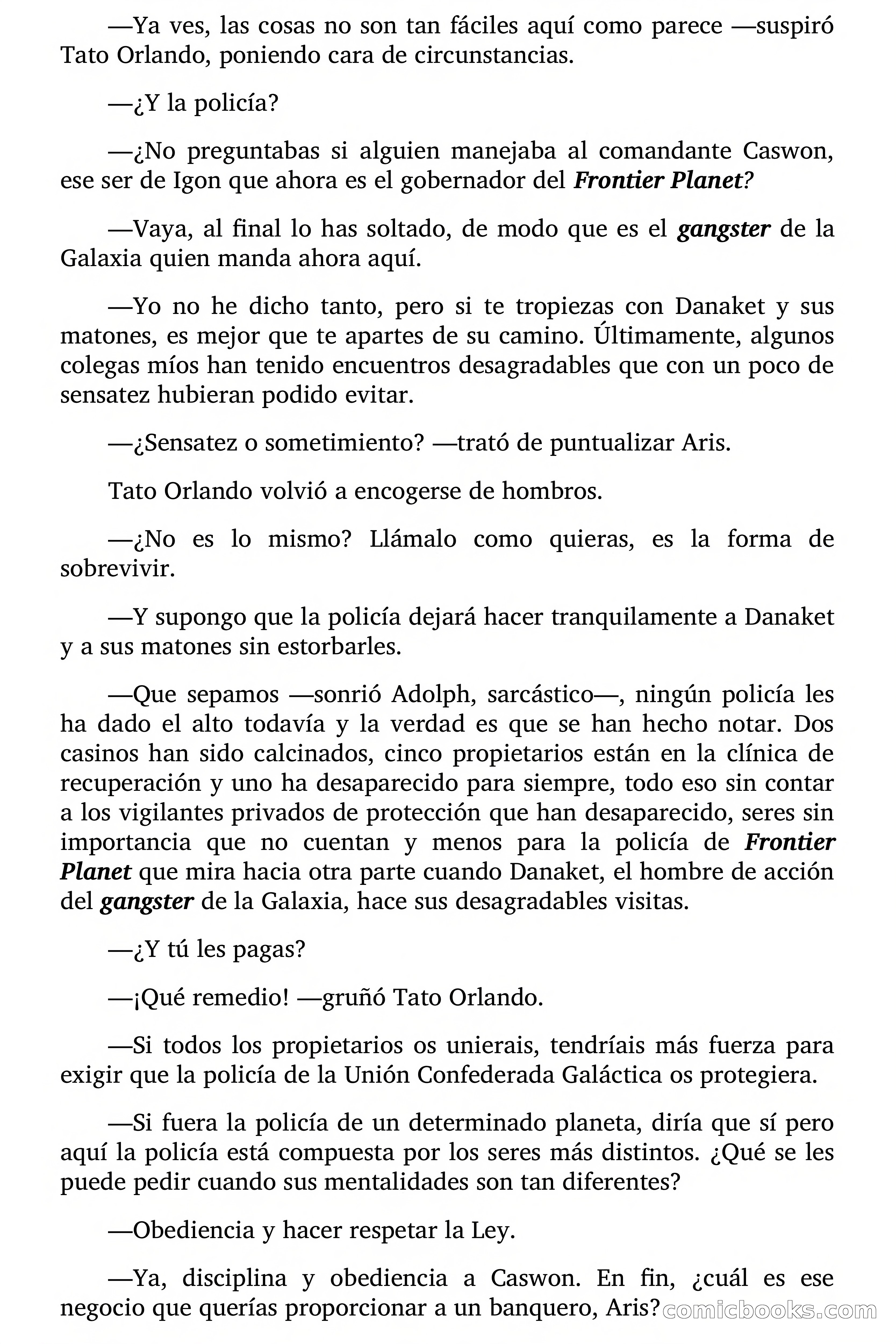El gangster de la galaxia — page 30 of 92