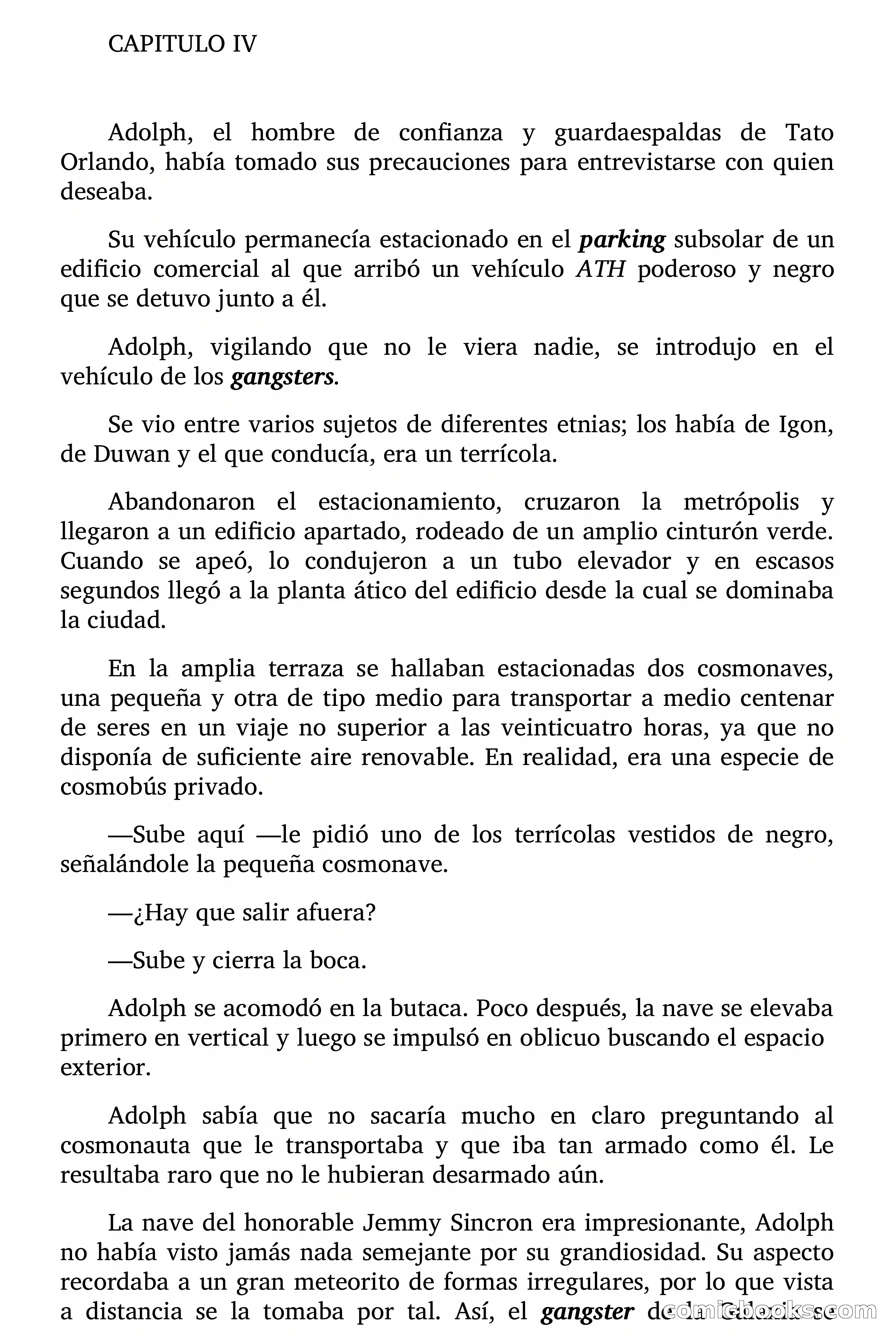 El gangster de la galaxia — page 35 of 92