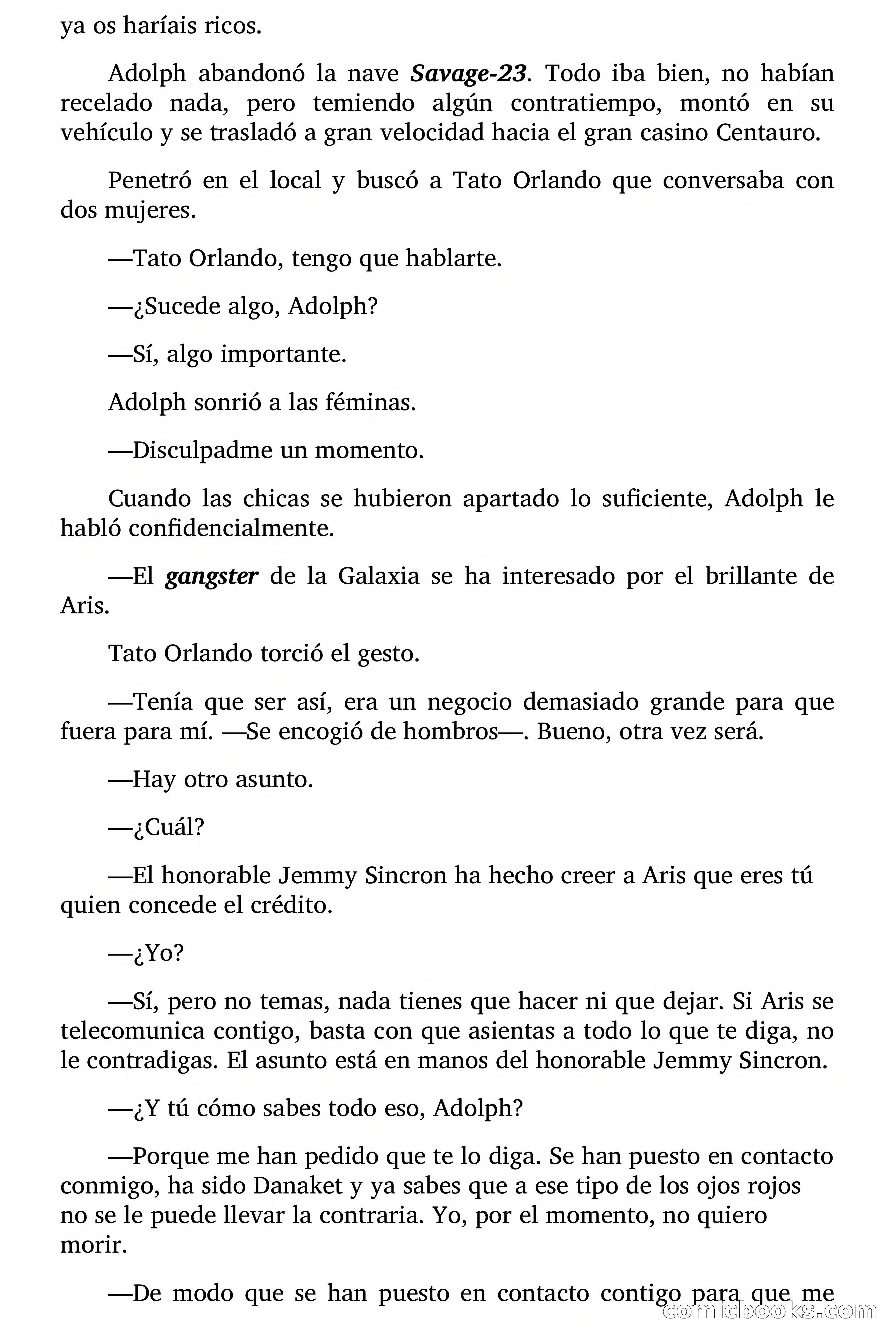 El gangster de la galaxia — page 50 of 92