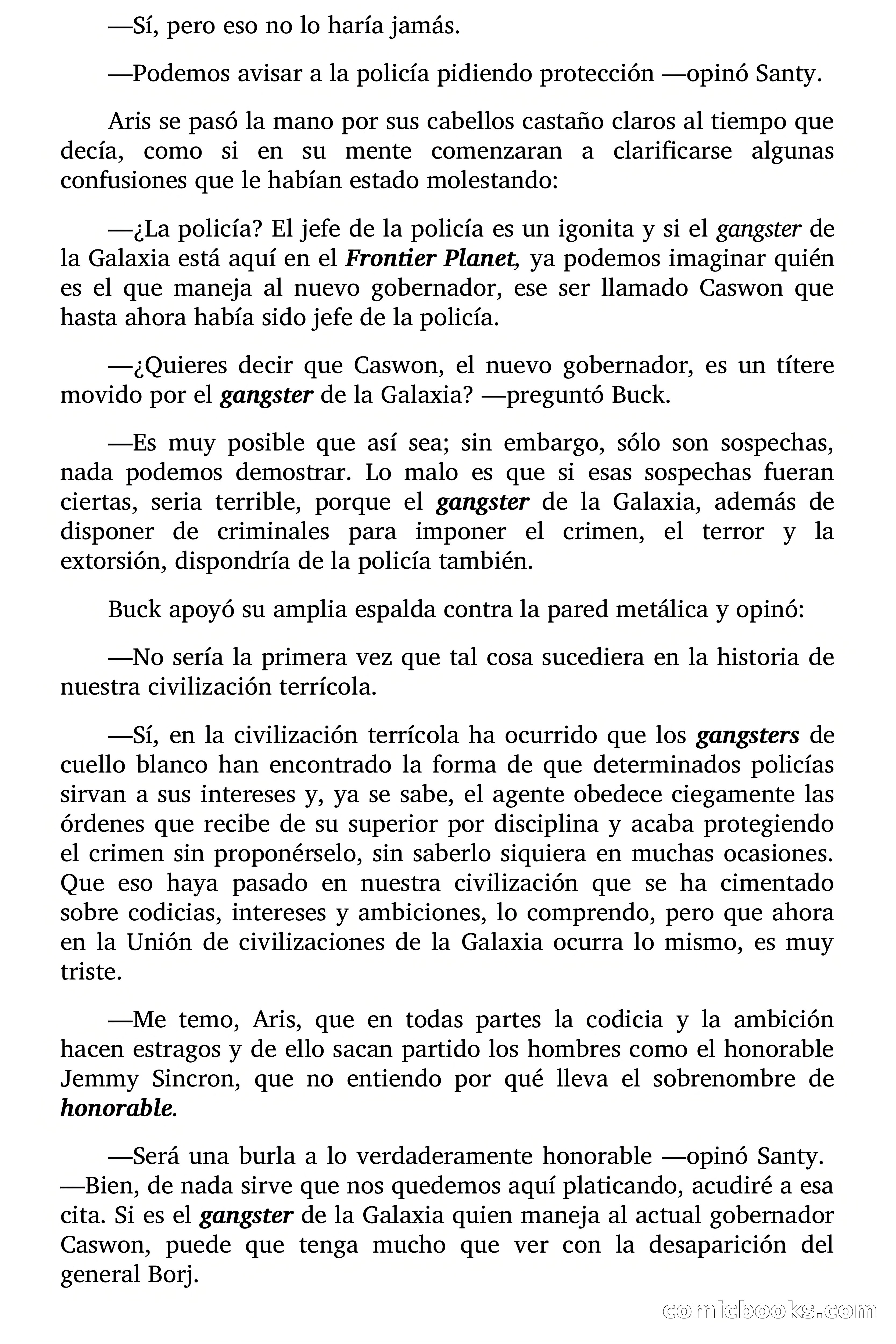 El gangster de la galaxia — page 55 of 92