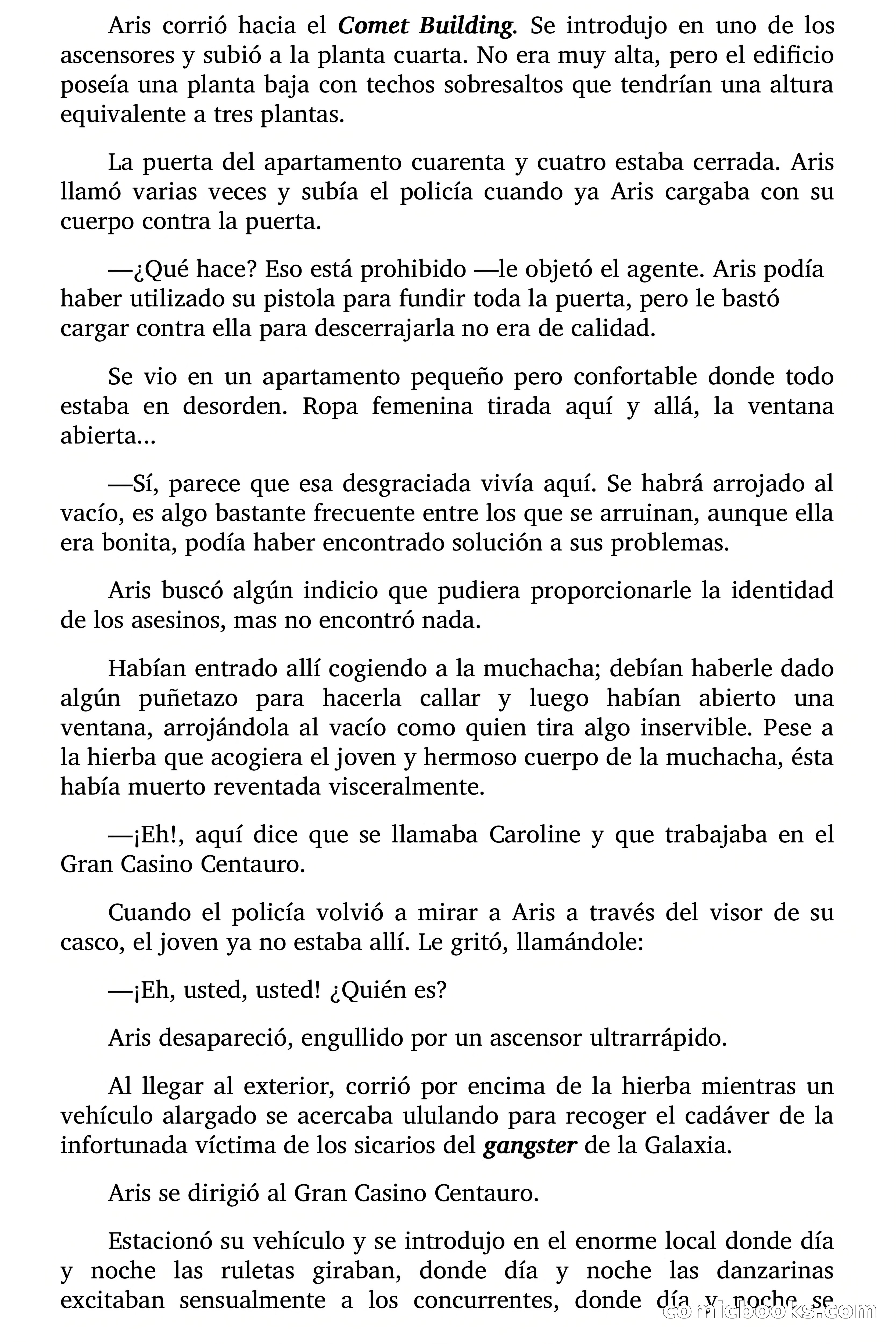 El gangster de la galaxia — page 58 of 92
