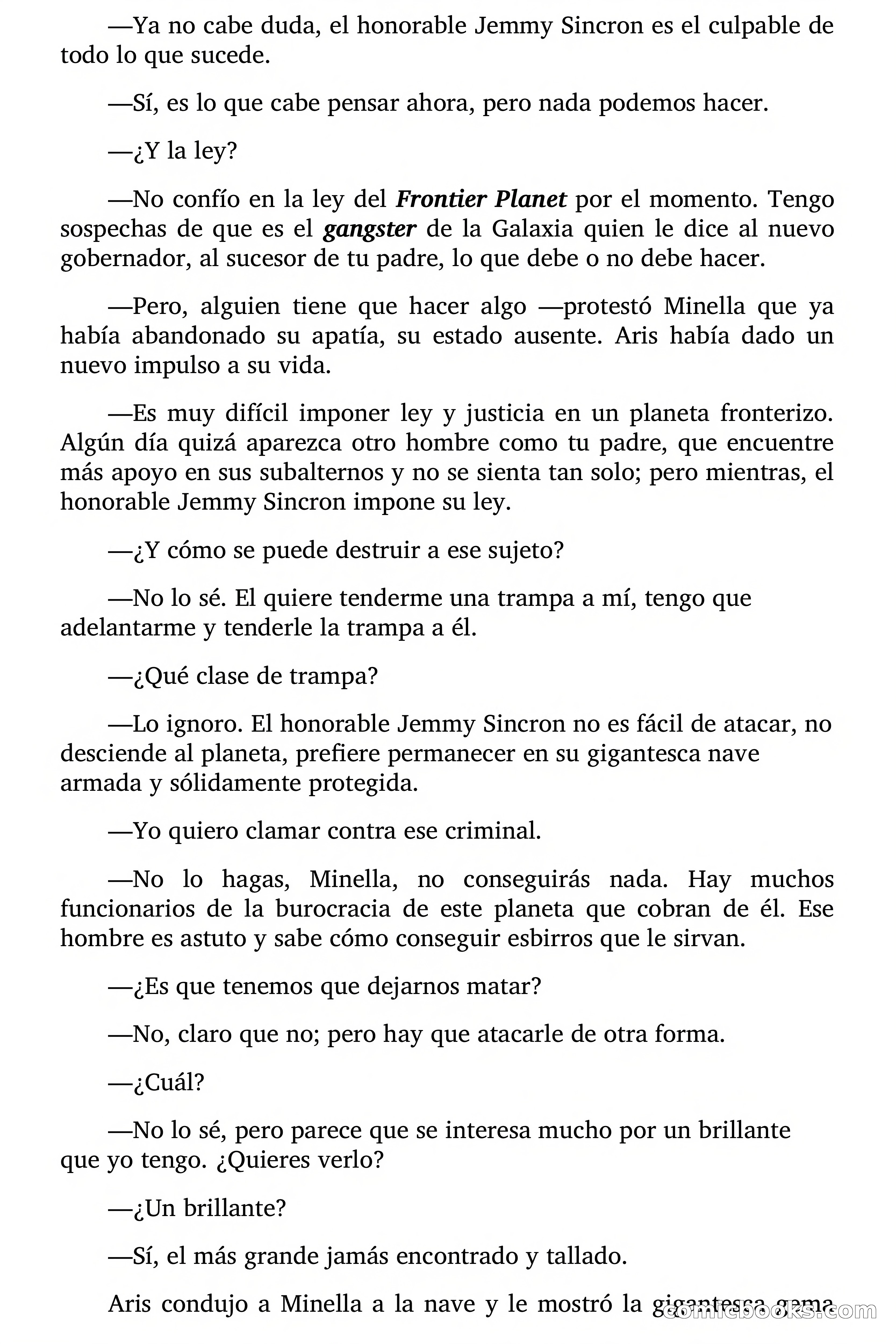 El gangster de la galaxia — page 63 of 92