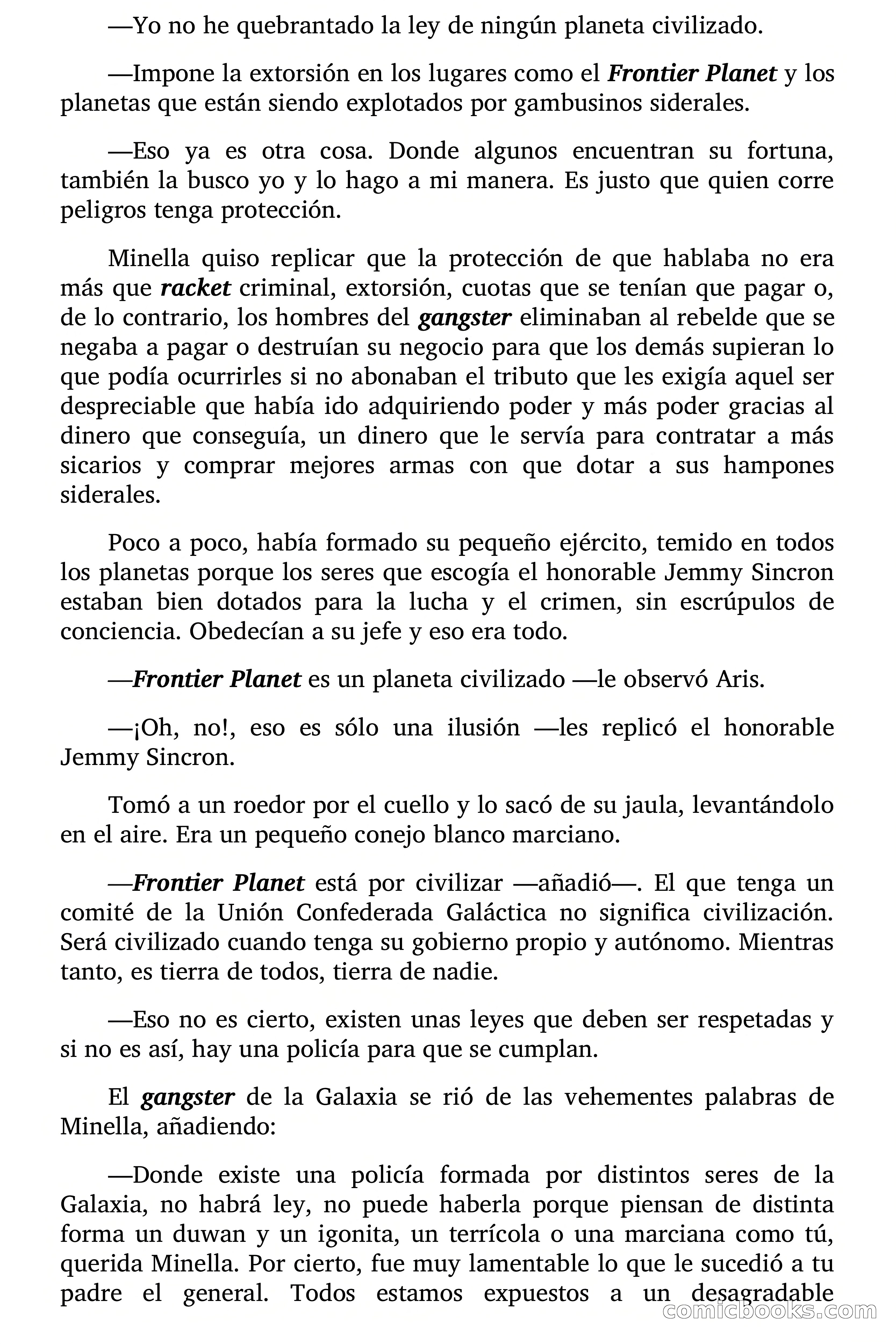 El gangster de la galaxia — page 69 of 92