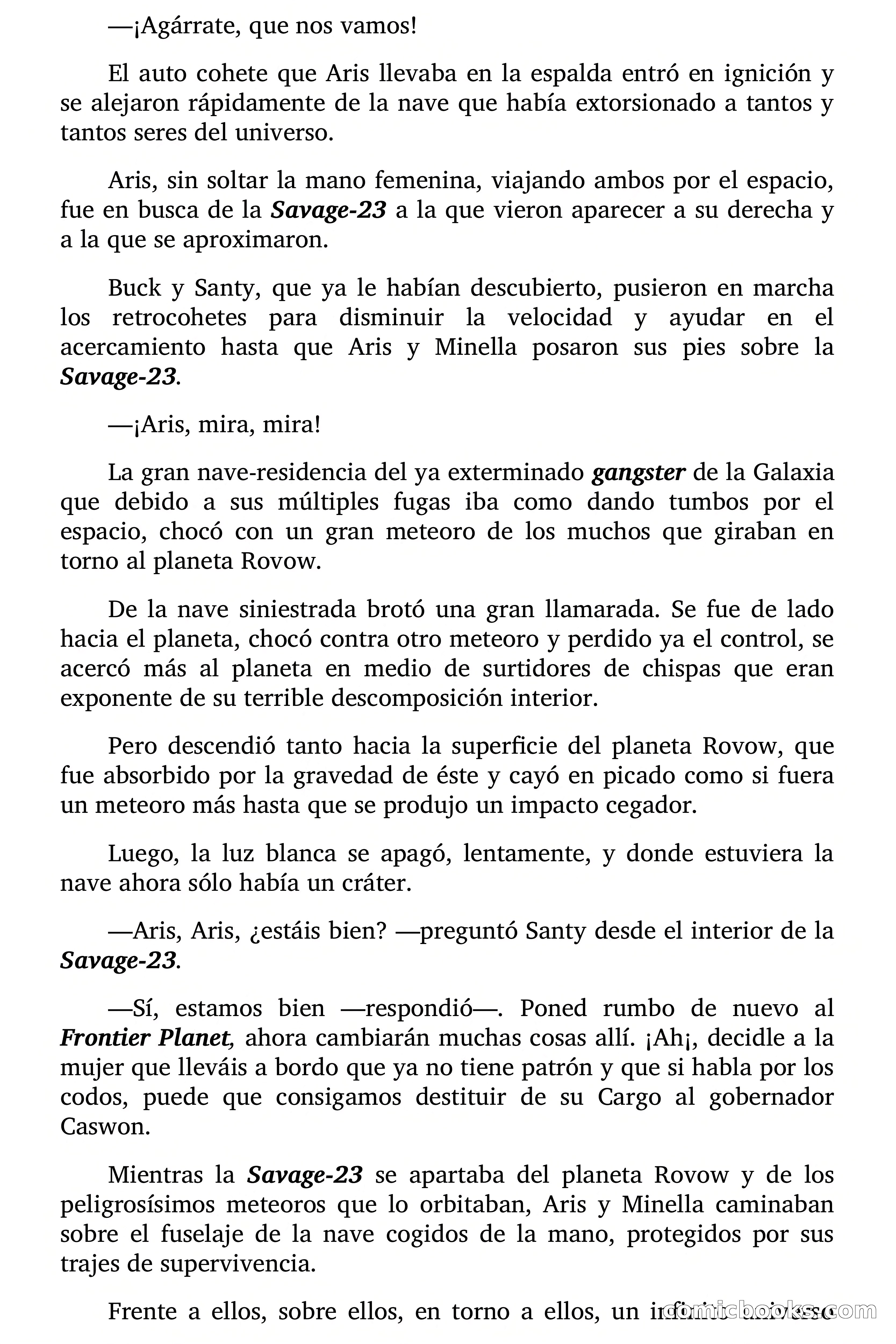 El gangster de la galaxia — page 91 of 92