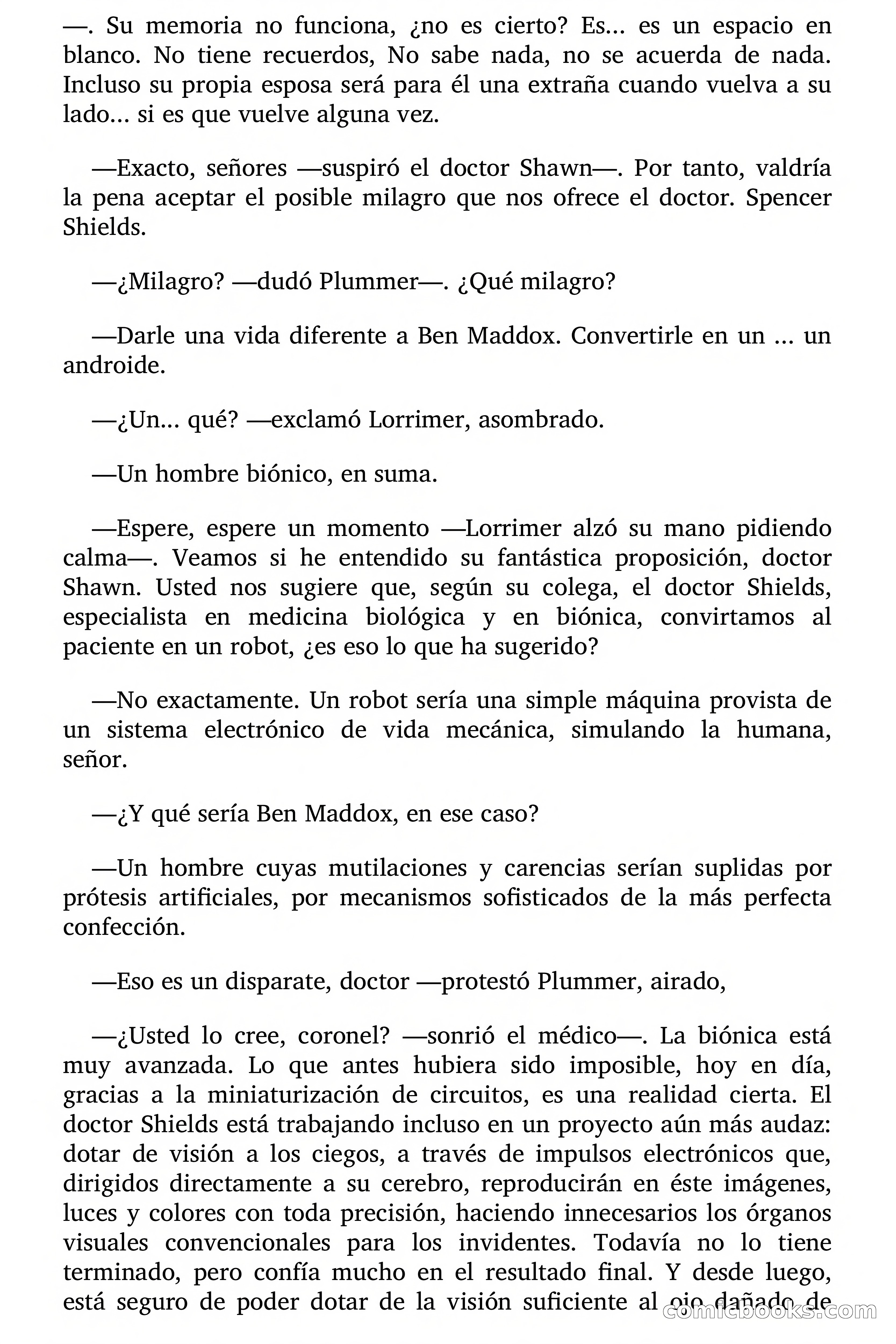 El Hombre Biónico — page 17 of 87