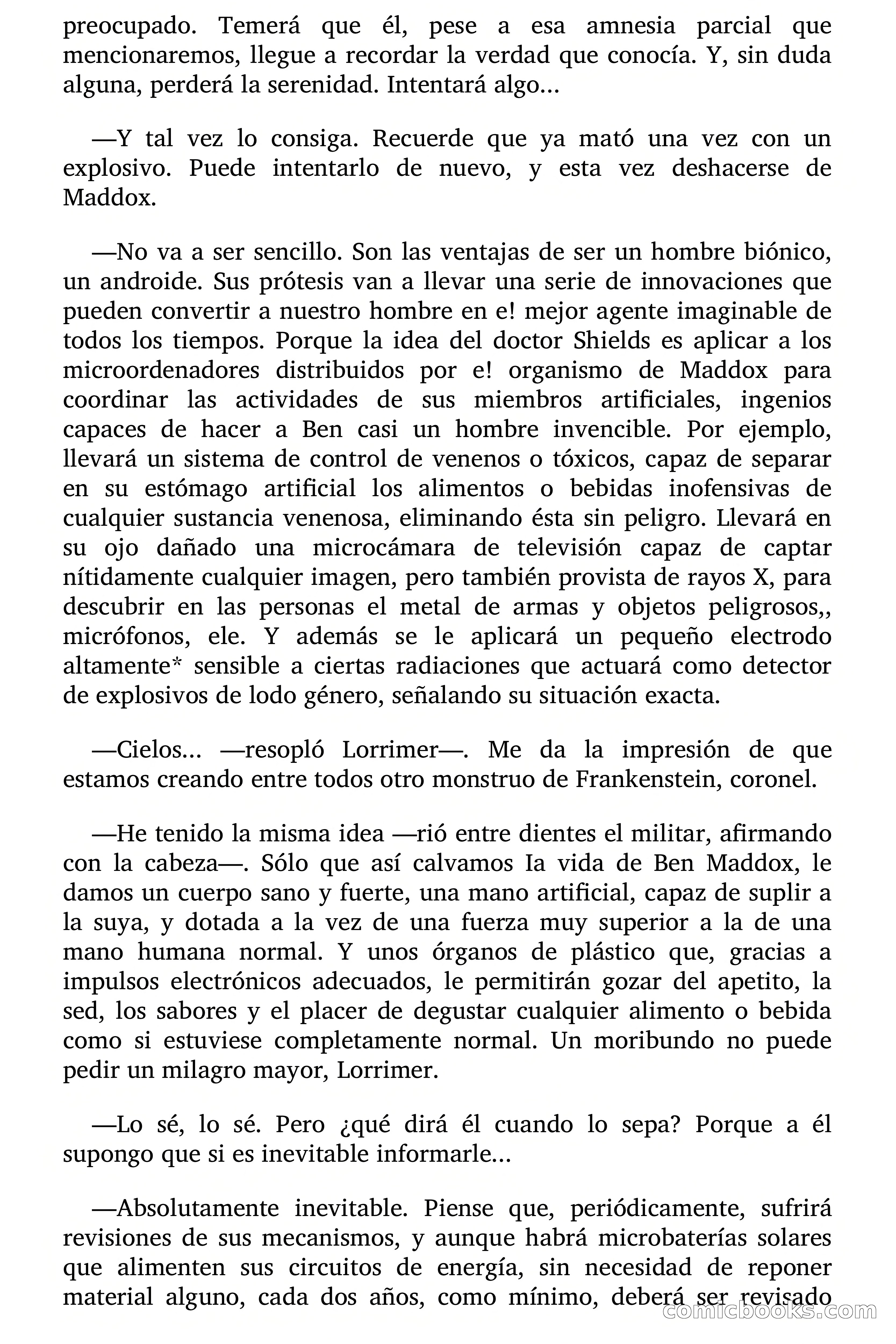 El Hombre Biónico — page 23 of 87