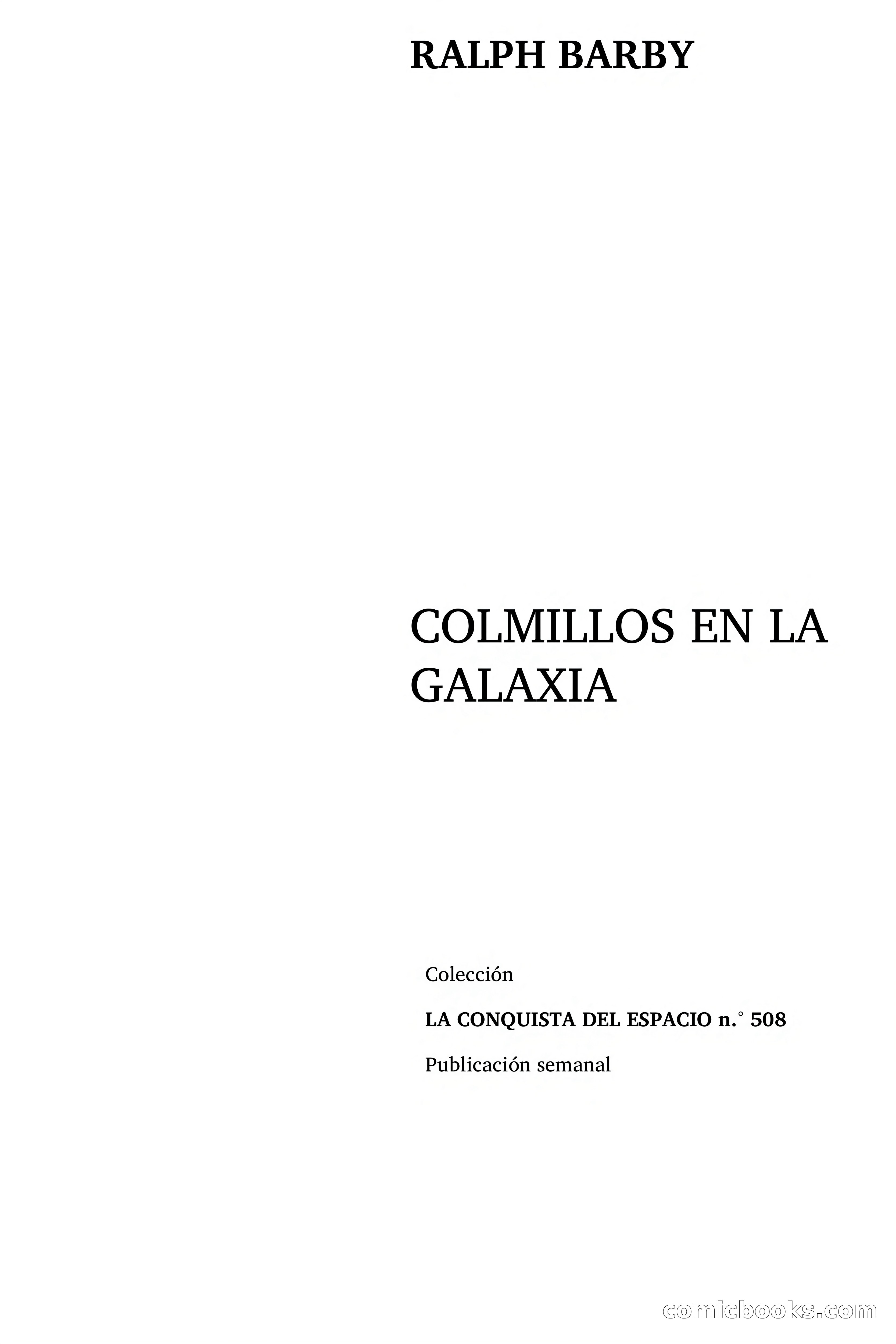 Colmillos en la galaxia — page 5 of 74