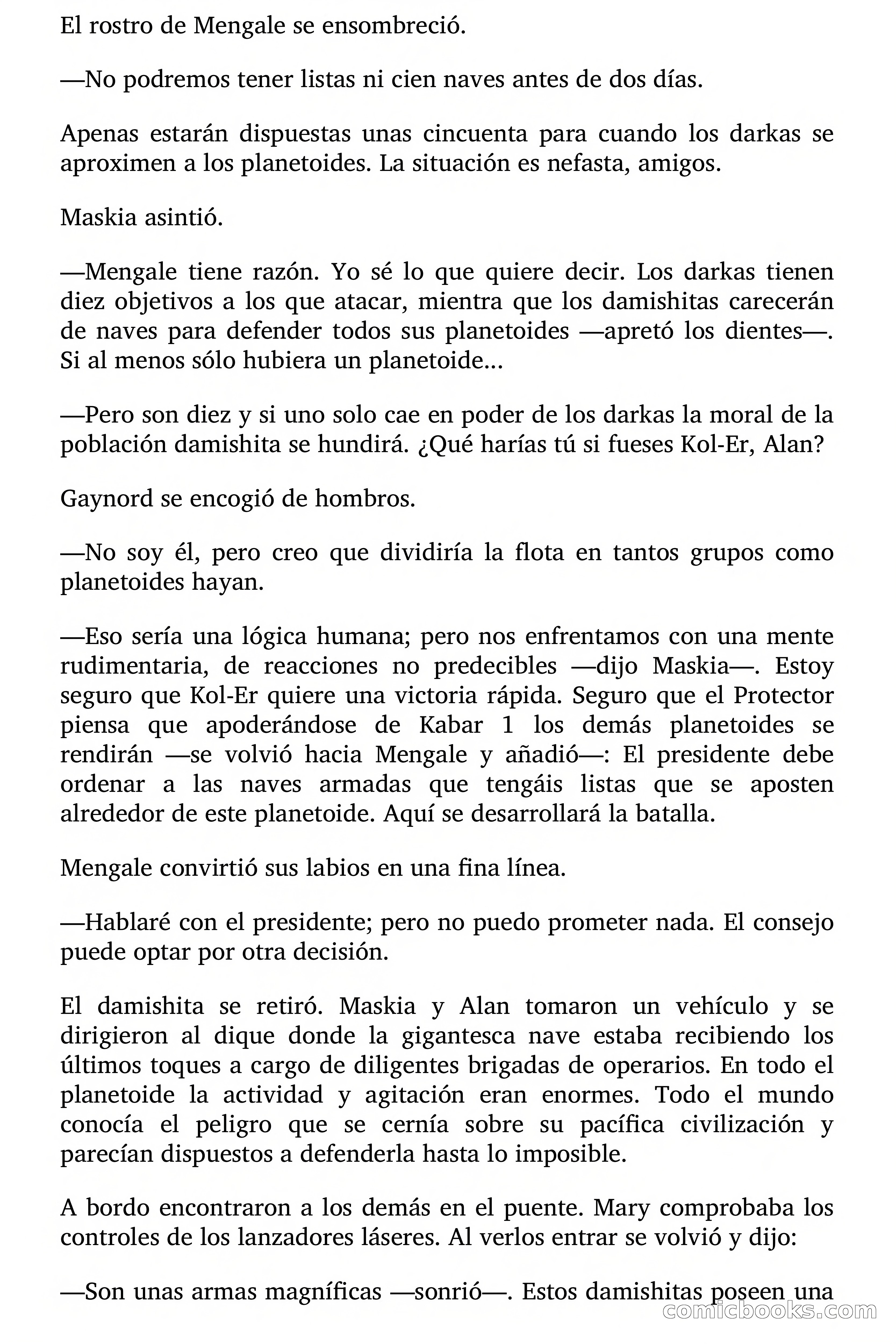 Los Planetoides de Kabarga — page 76 of 90