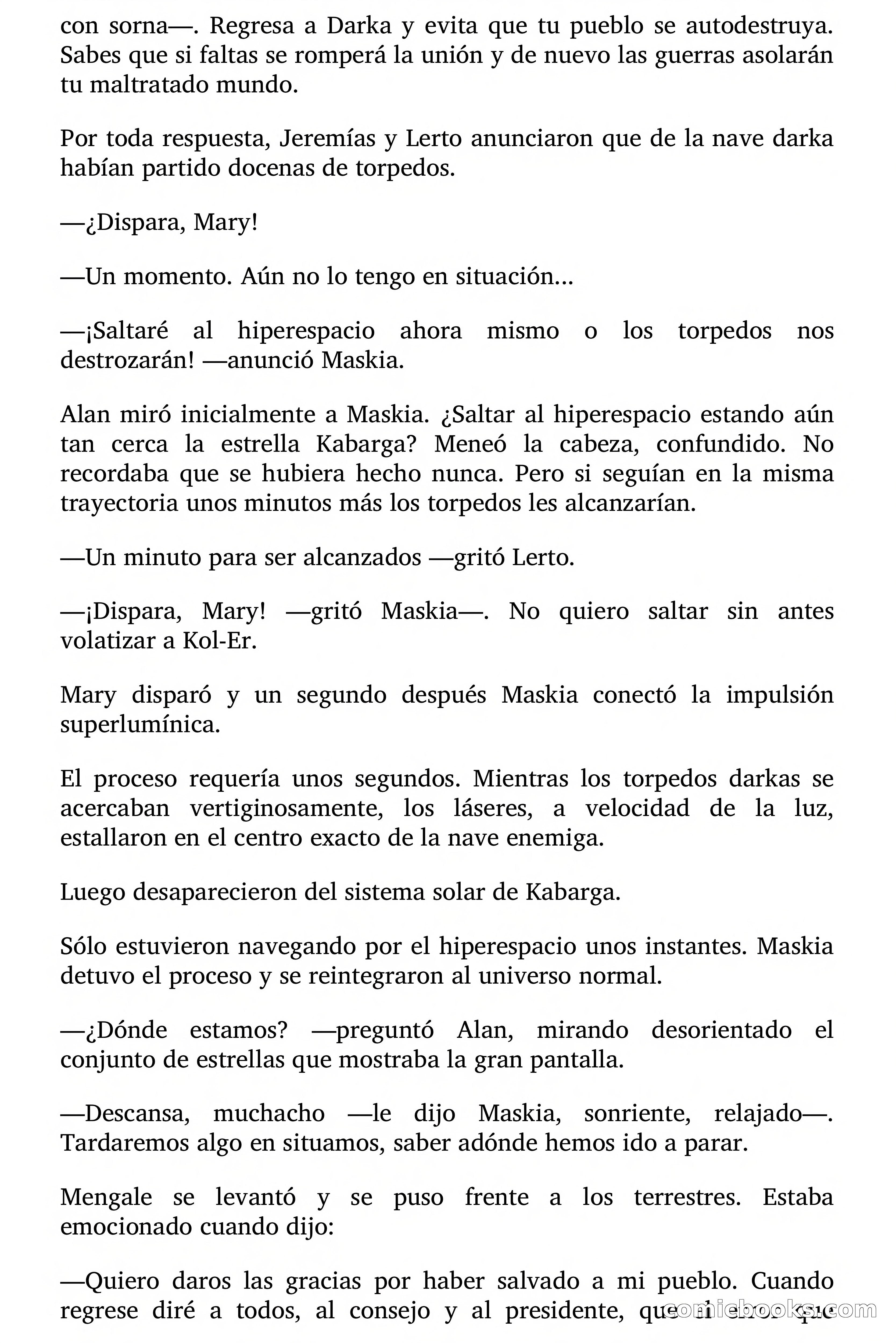 Los Planetoides de Kabarga — page 86 of 90