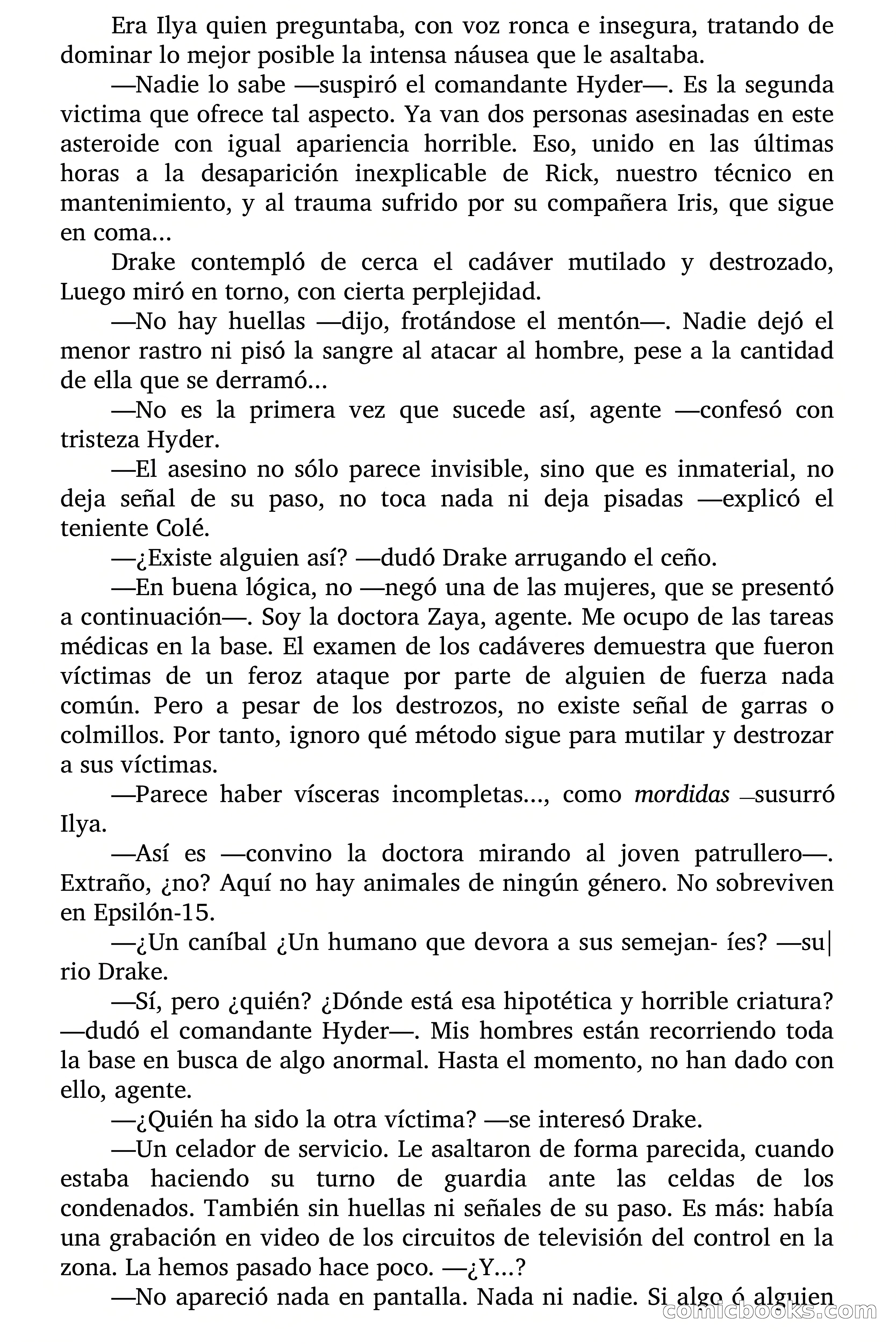 Asesino en las Estrellas (Murder Among the Stars) — page 30 of 64