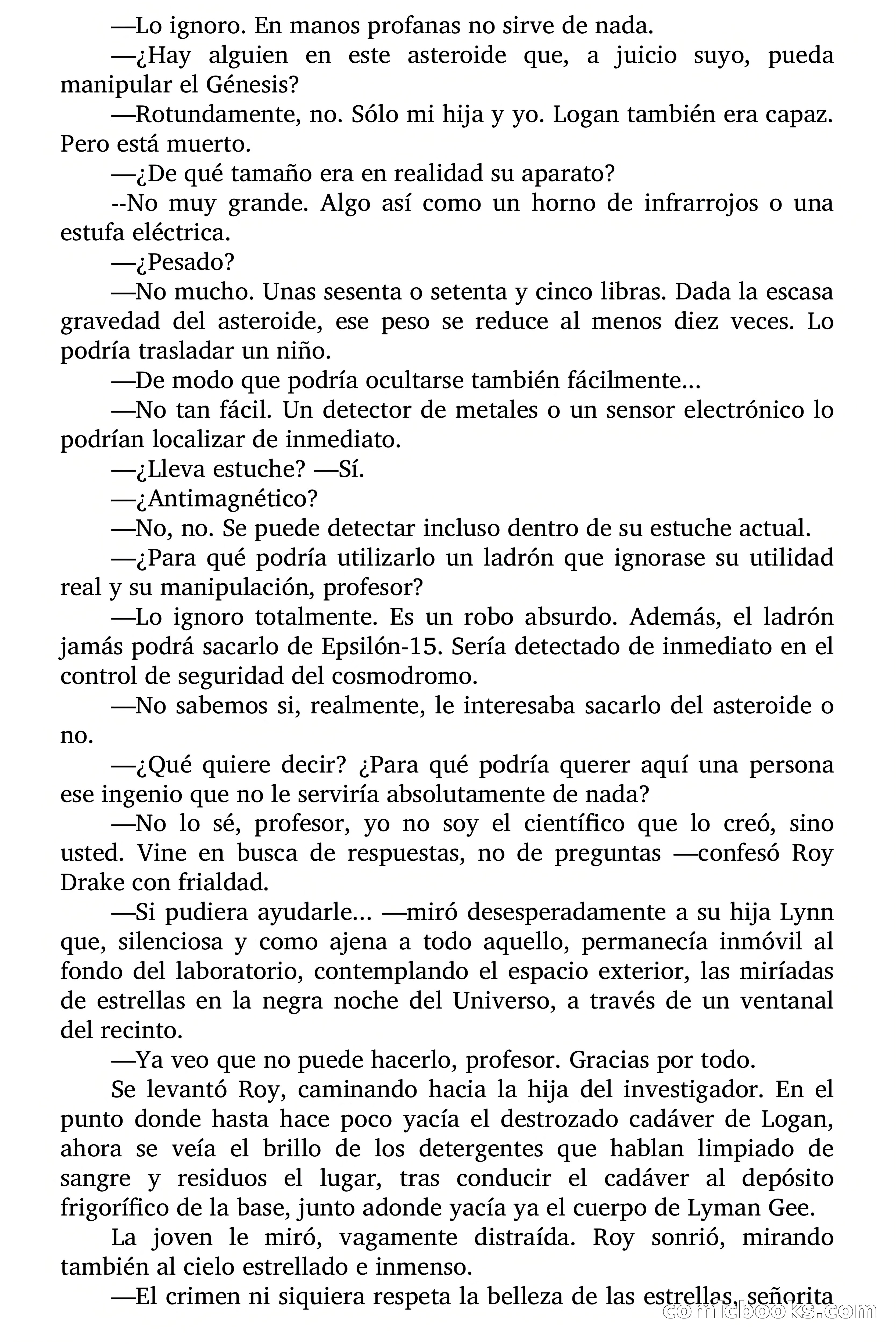 Asesino en las Estrellas (Murder Among the Stars) — page 34 of 64