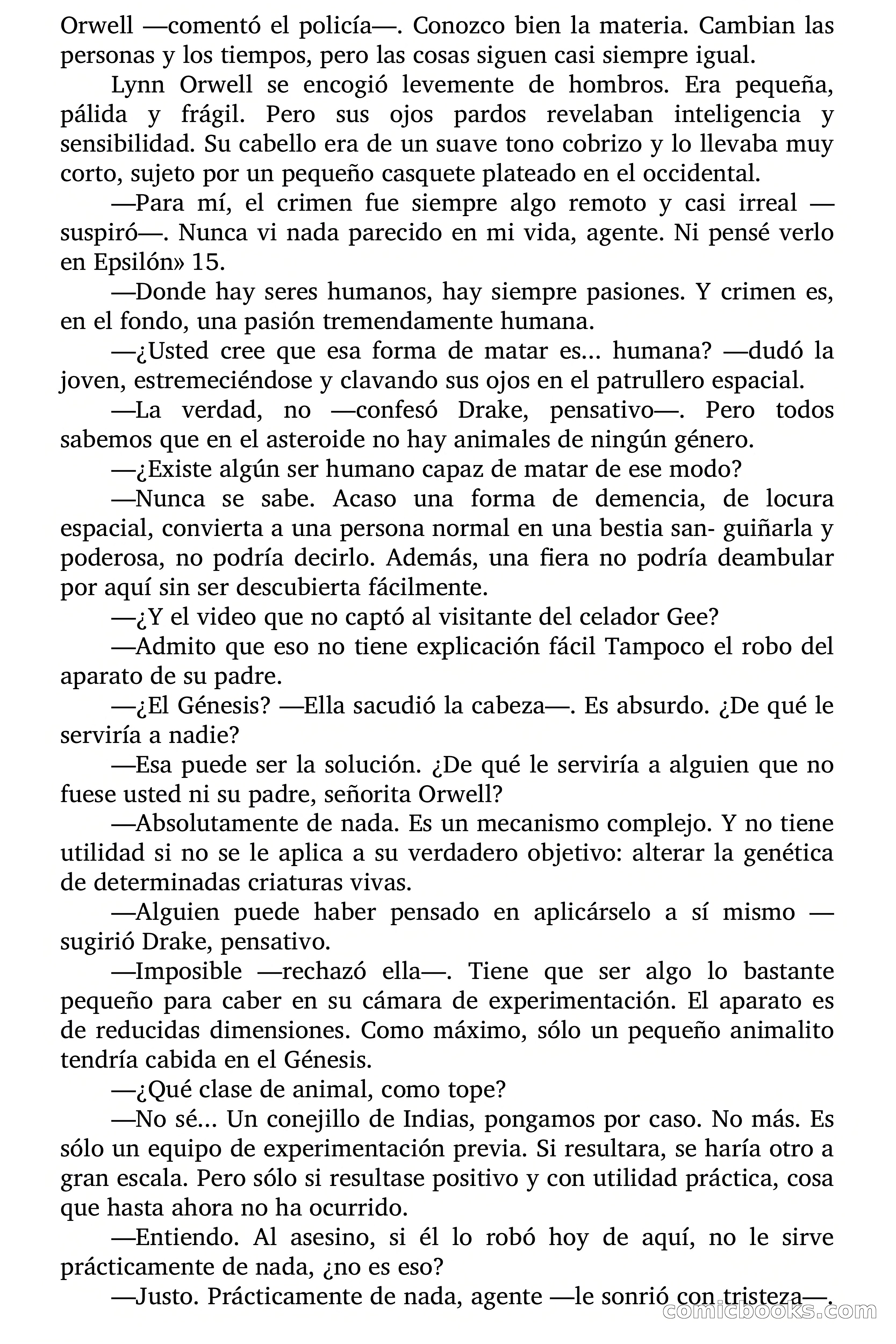 Asesino en las Estrellas (Murder Among the Stars) — page 35 of 64