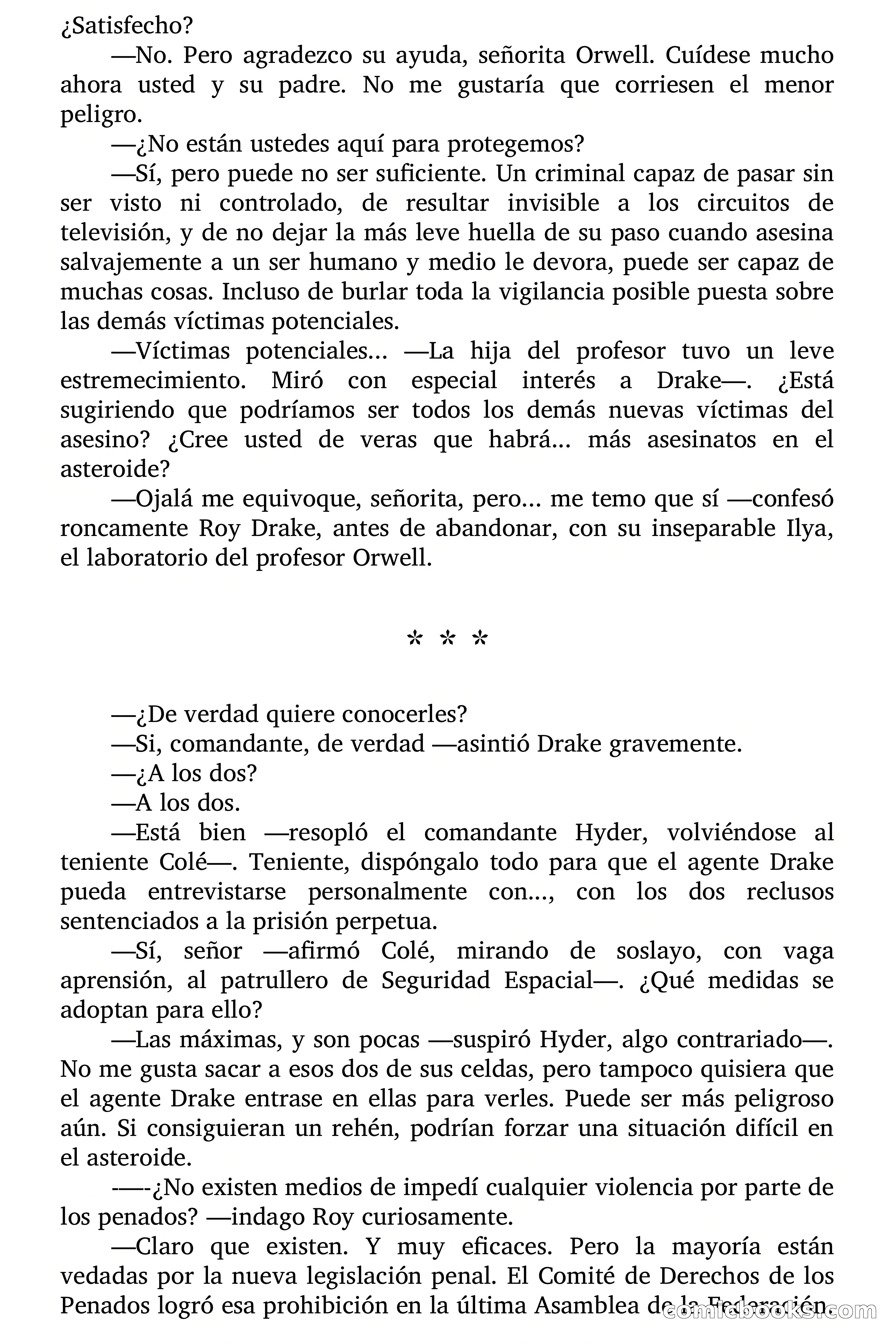 Asesino en las Estrellas (Murder Among the Stars) — page 36 of 64