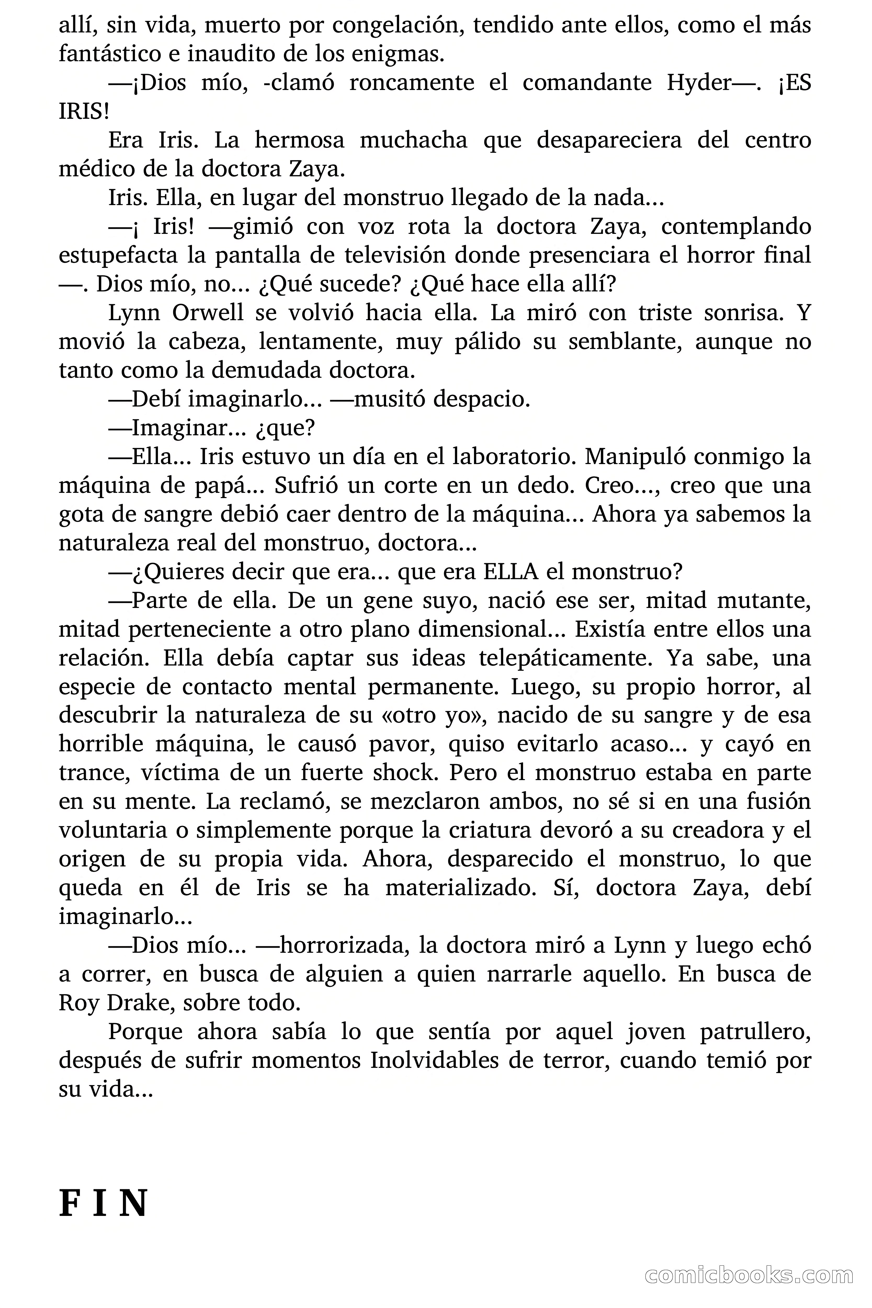 Asesino en las Estrellas (Murder Among the Stars) — page 64 of 64