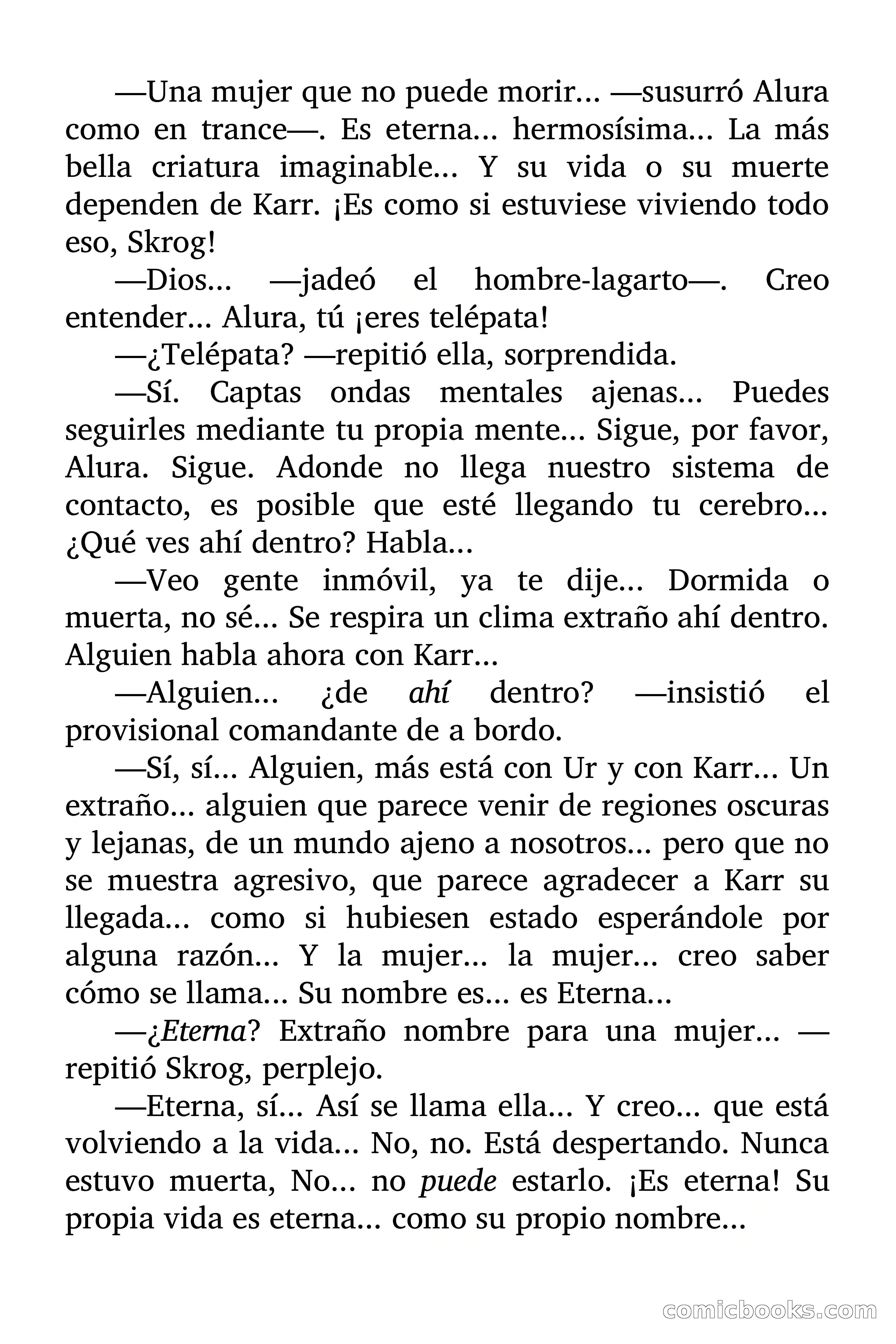 Una mujer llamada "Eterna" — page 91 of 119