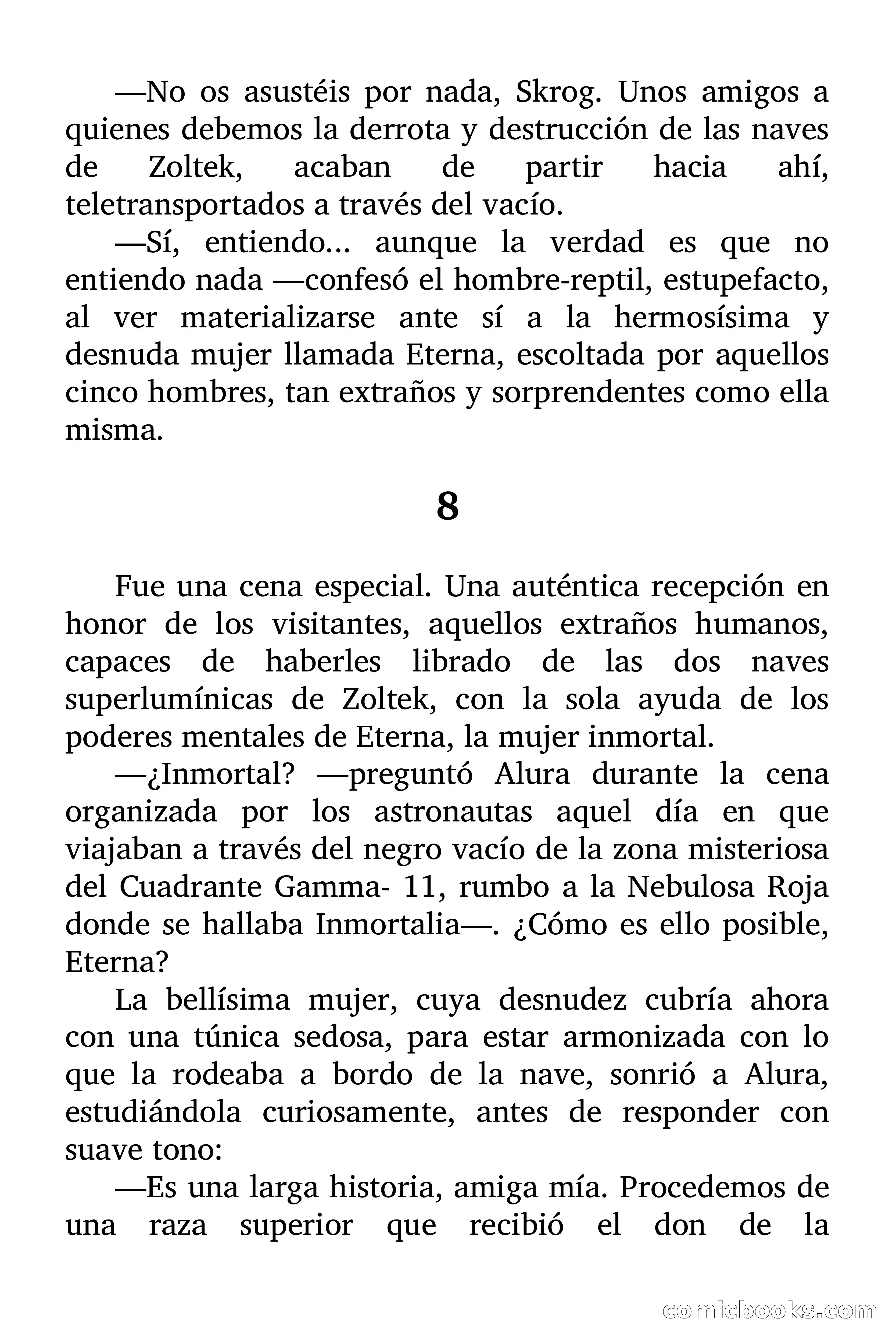 Una mujer llamada "Eterna" — page 101 of 119