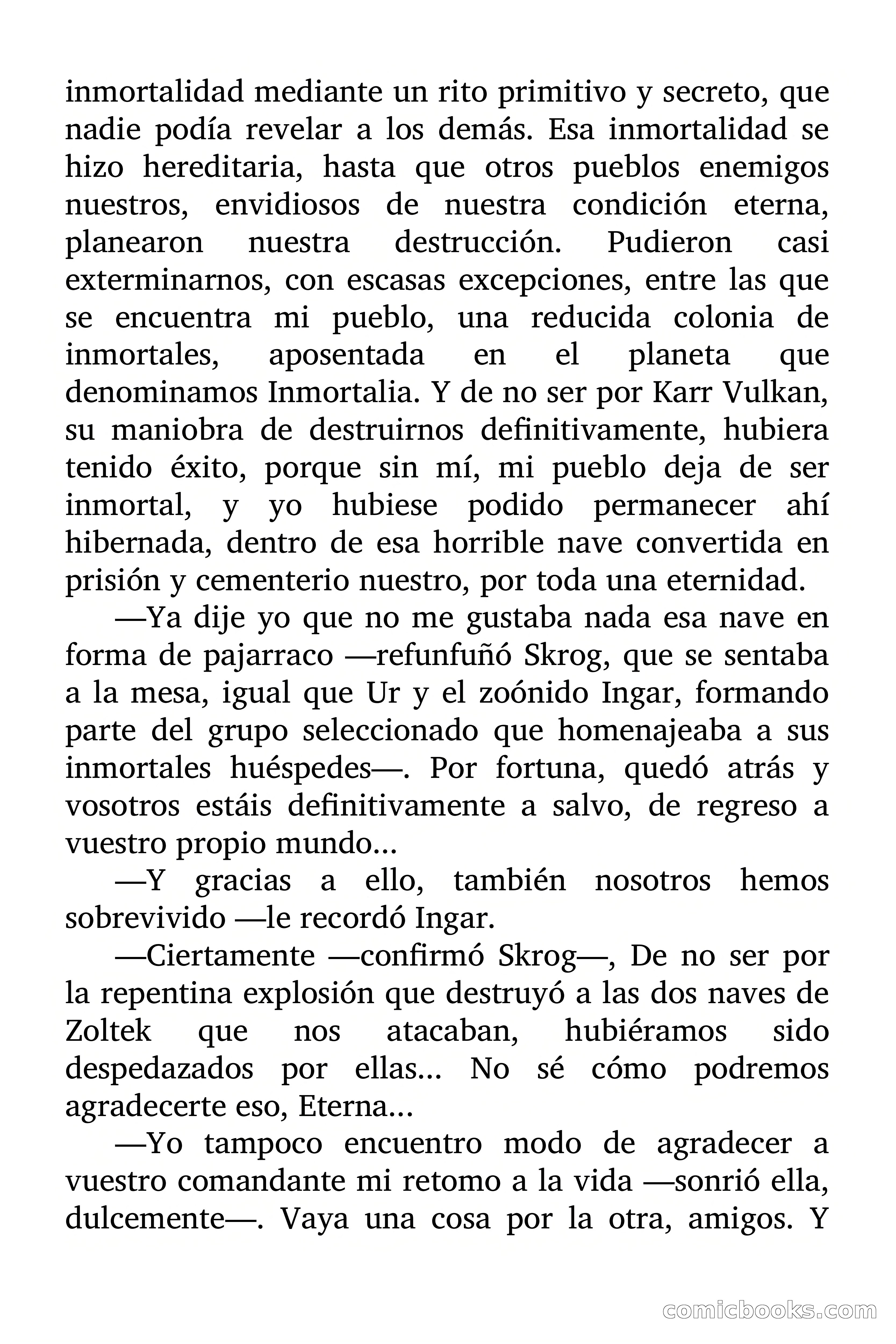 Una mujer llamada "Eterna" — page 102 of 119