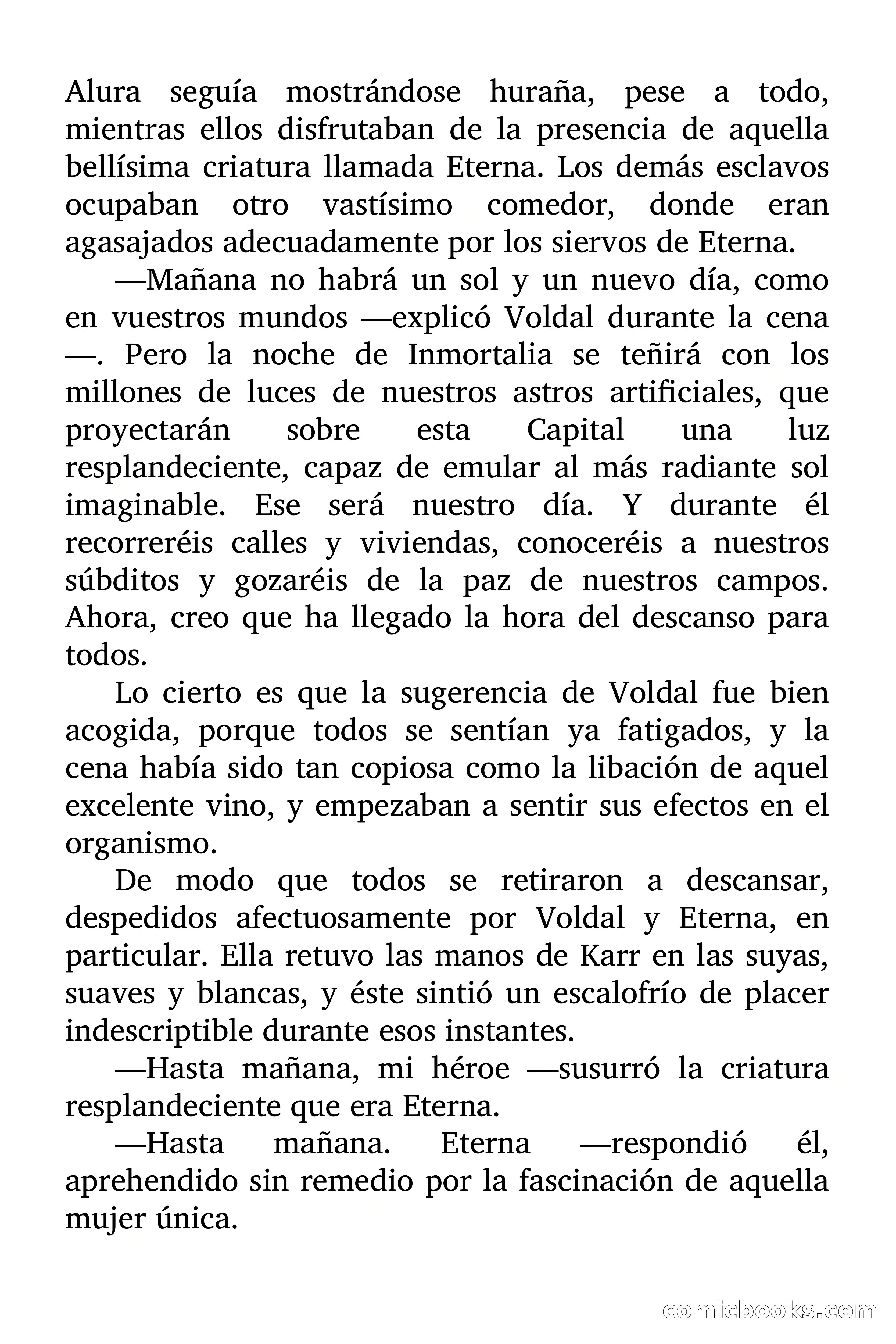 Una mujer llamada "Eterna" — page 106 of 119