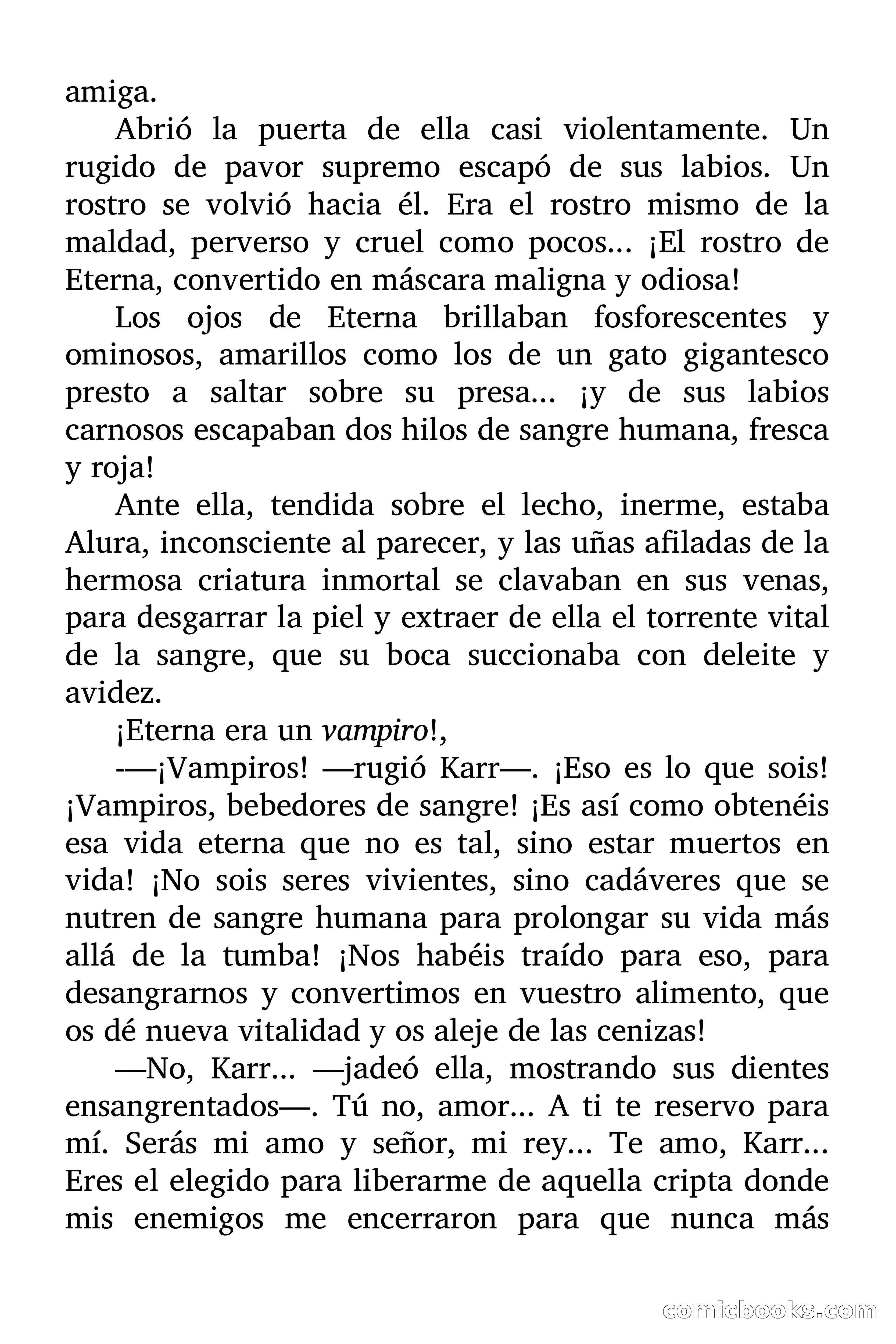 Una mujer llamada "Eterna" — page 111 of 119