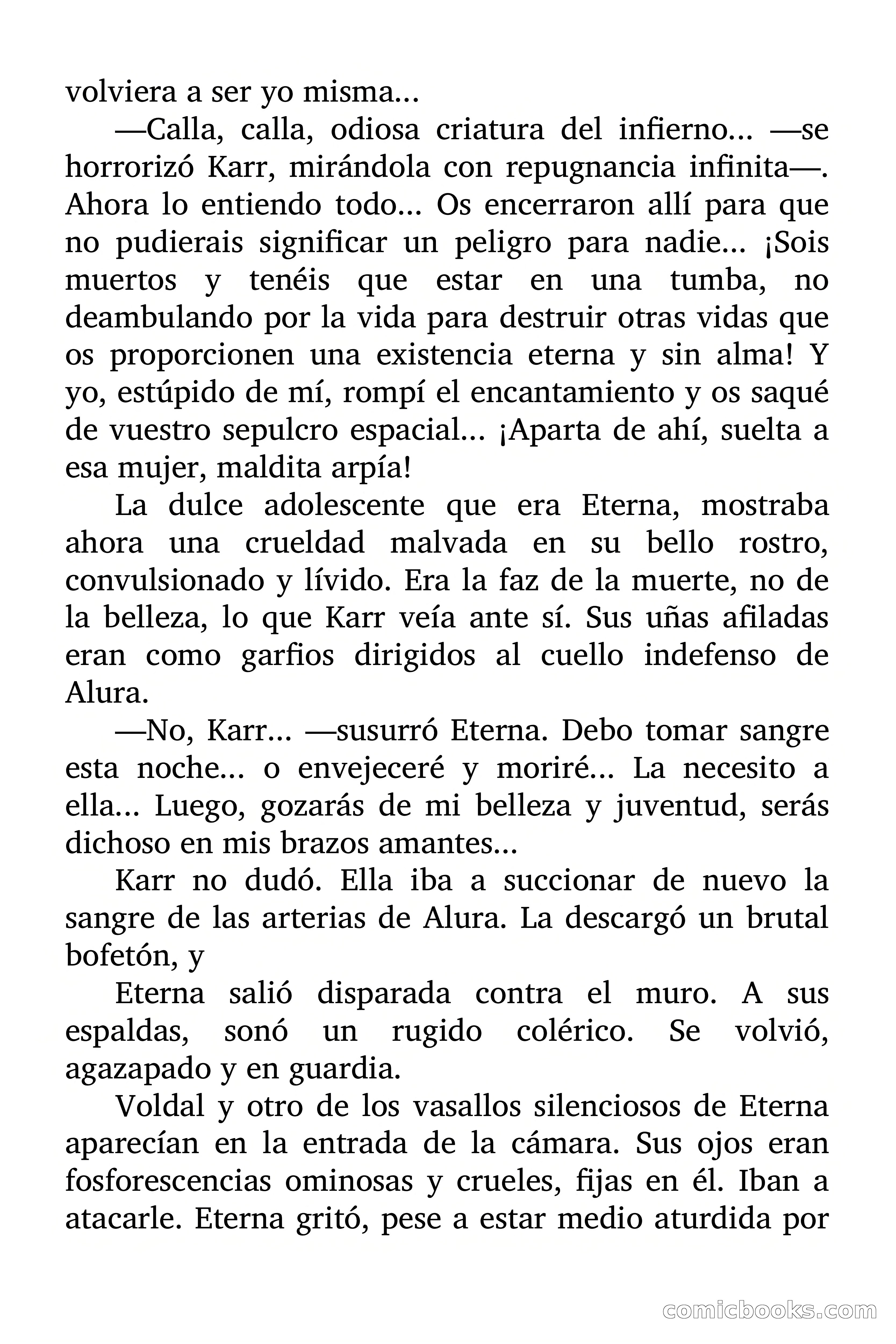 Una mujer llamada "Eterna" — page 112 of 119