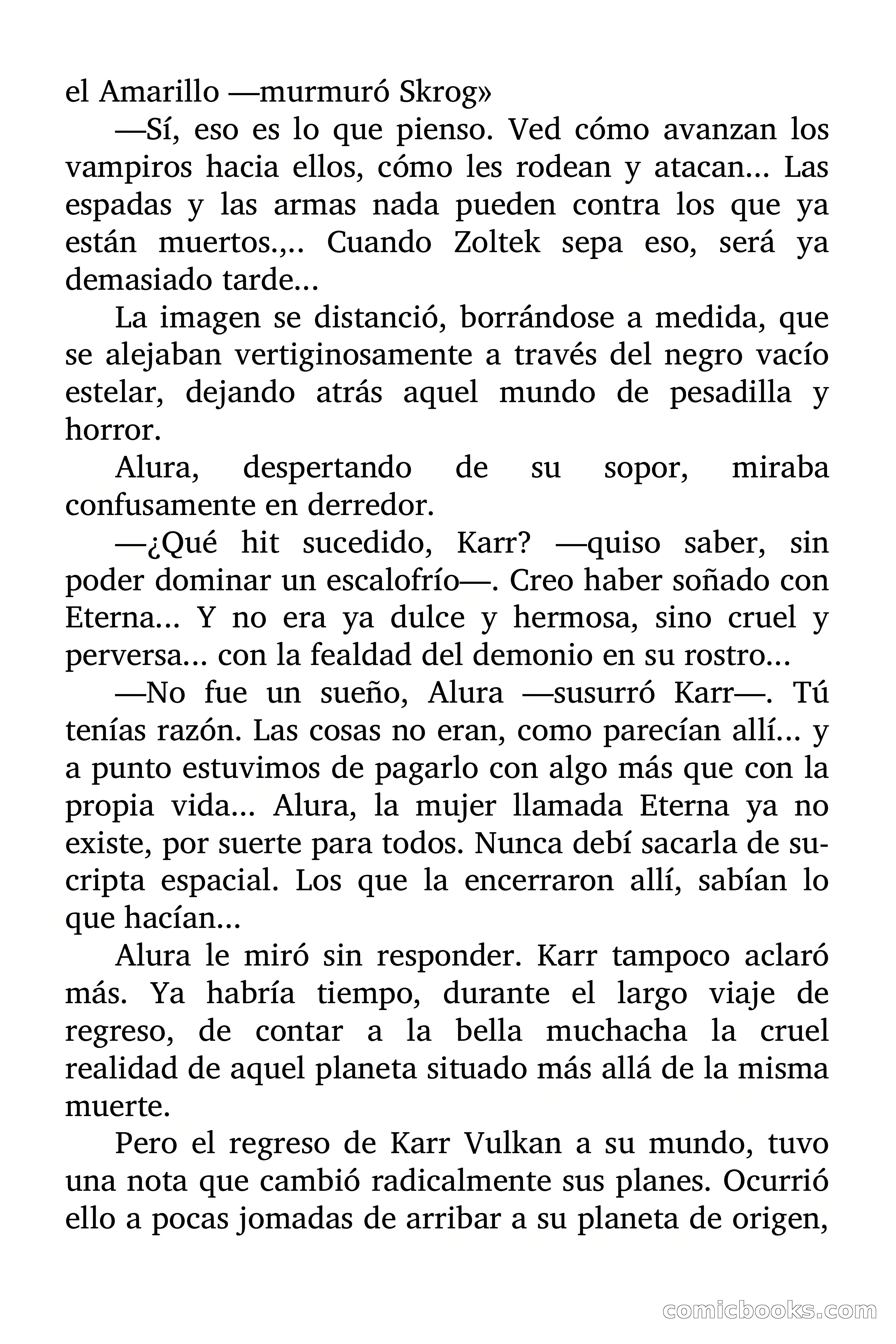 Una mujer llamada "Eterna" — page 117 of 119