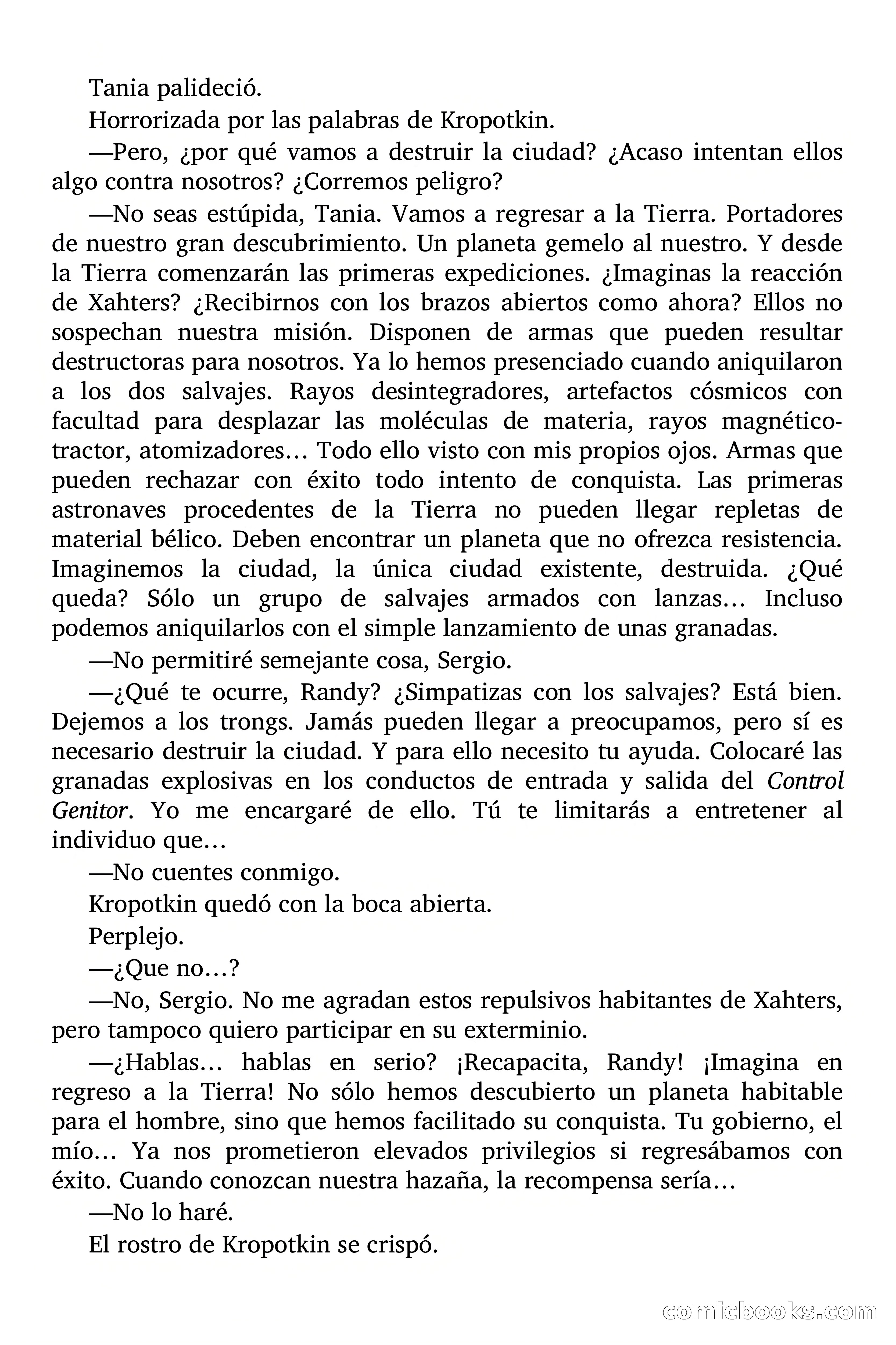 El planeta de «no volverás» — page 63 of 71