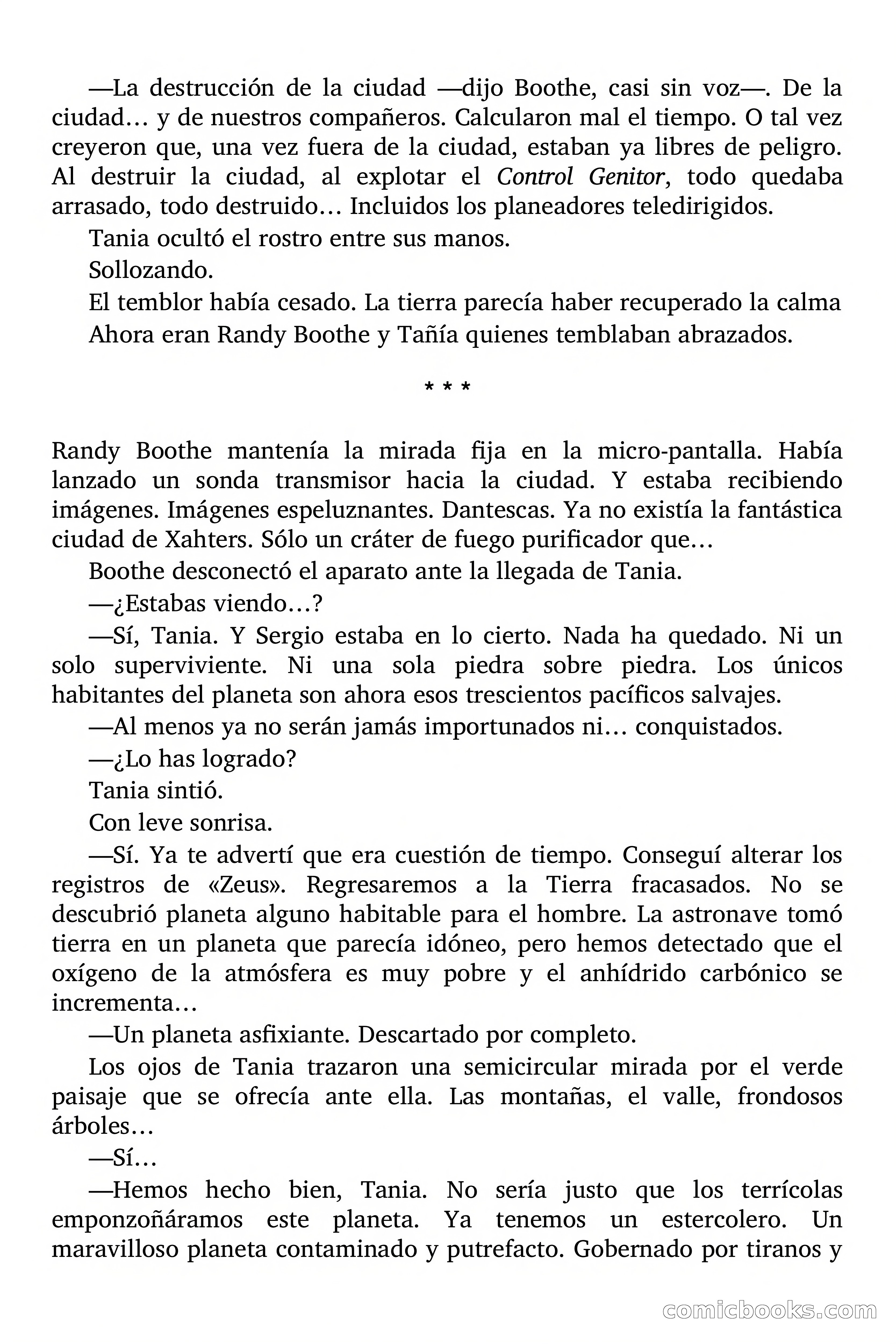 El planeta de «no volverás» — page 67 of 71