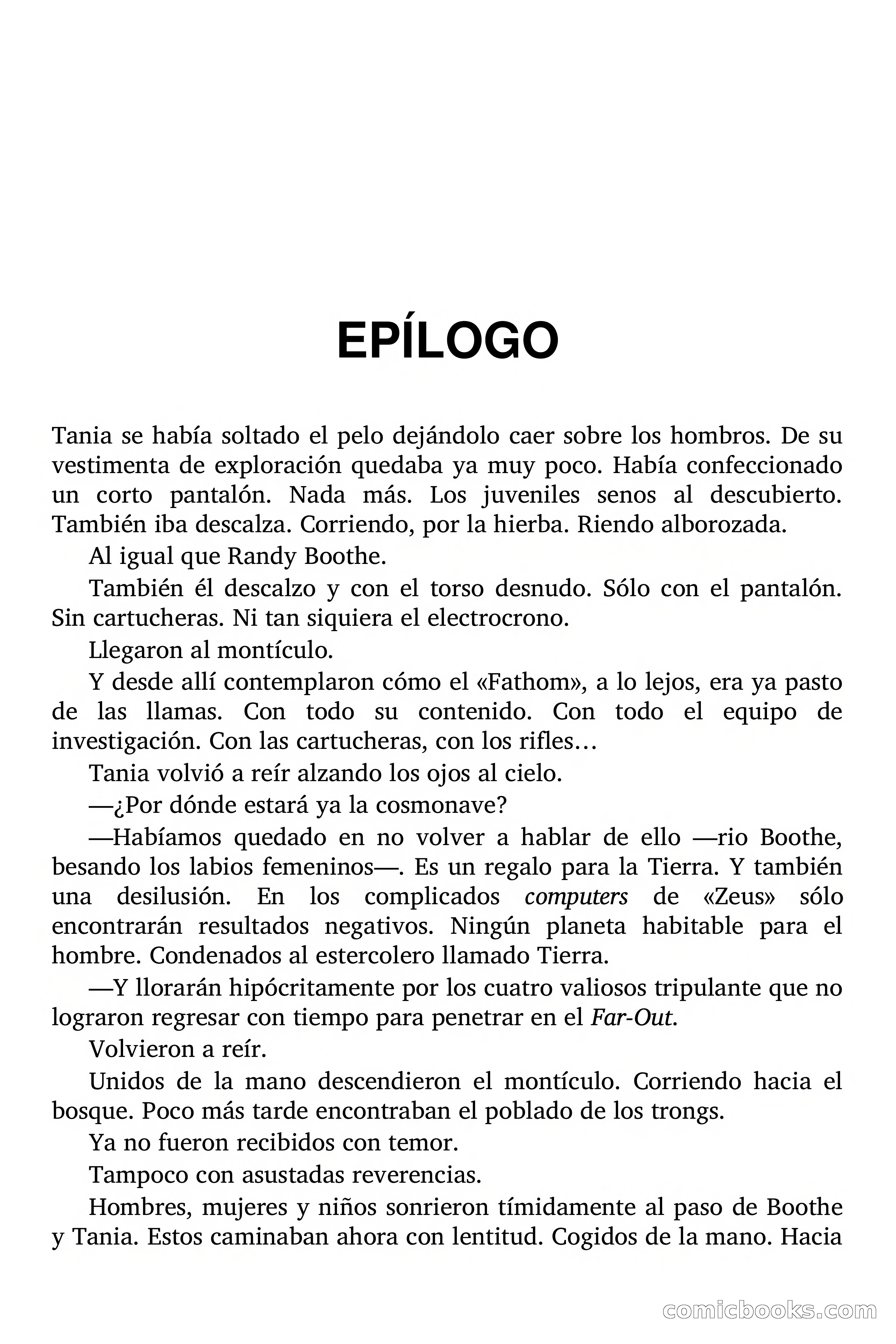 El planeta de «no volverás» — page 69 of 71