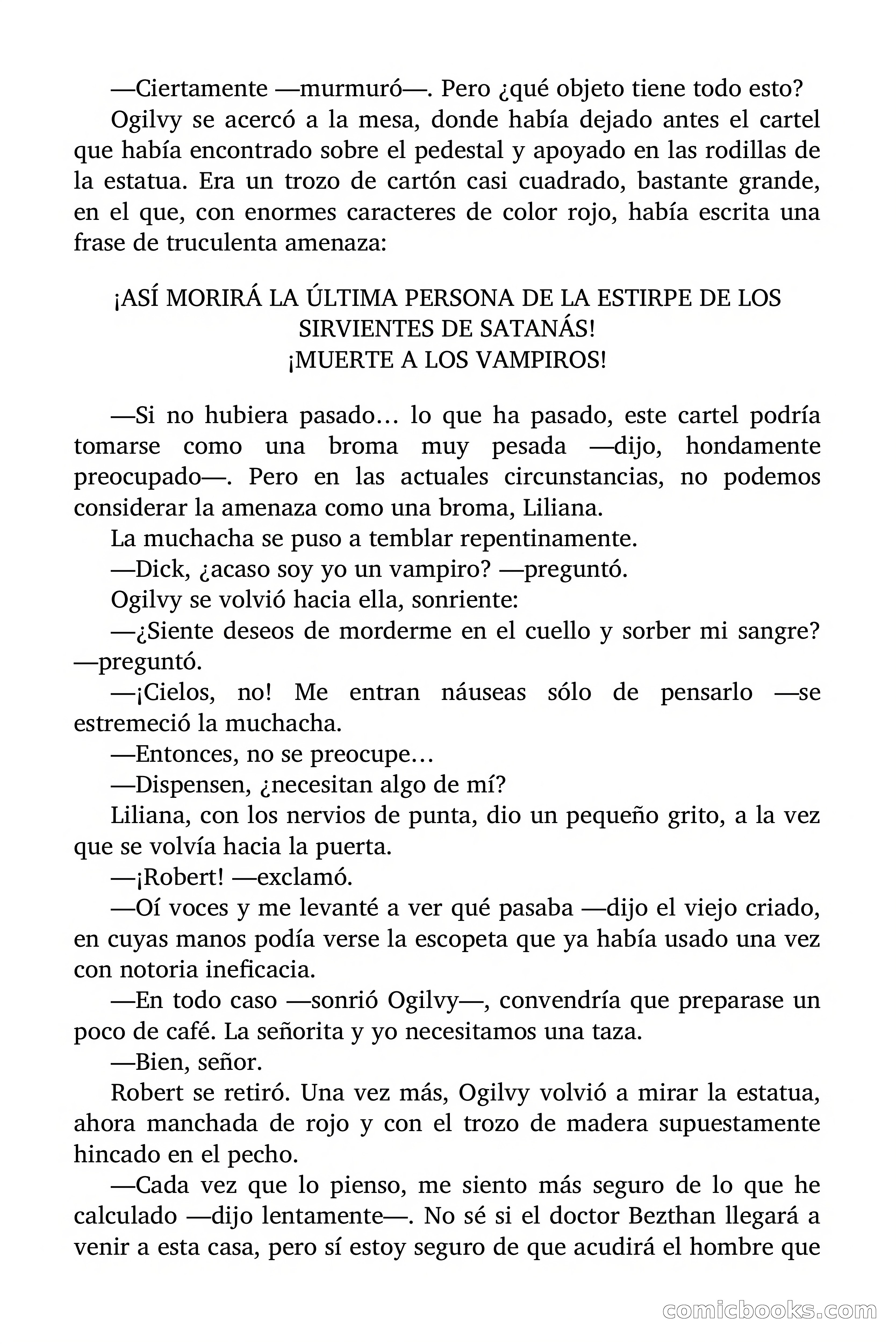 ¡Muerte a los vampiros! (Death to the Vampires!) — page 73 of 92