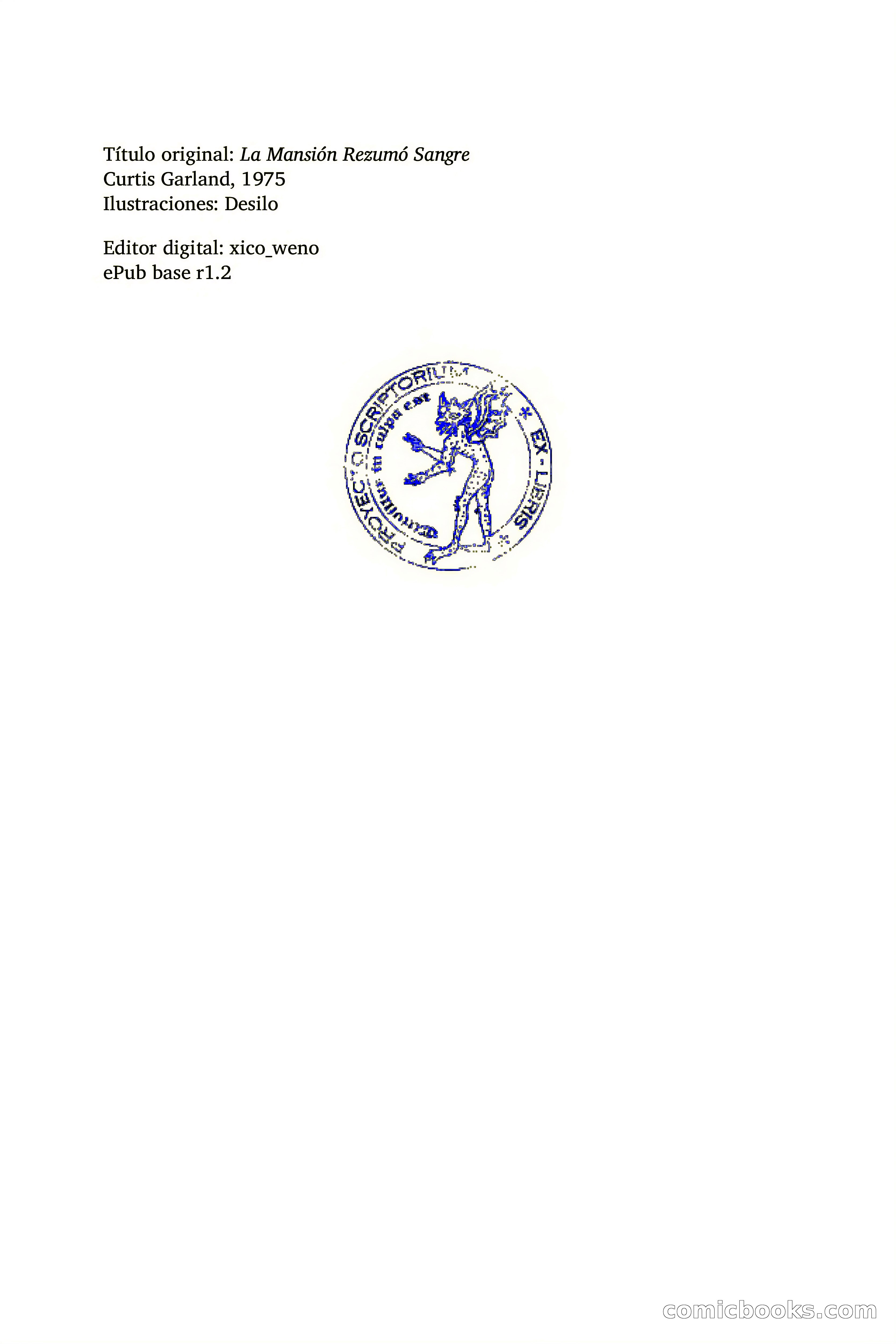 La mansión rezumó sangre — page 4 of 86