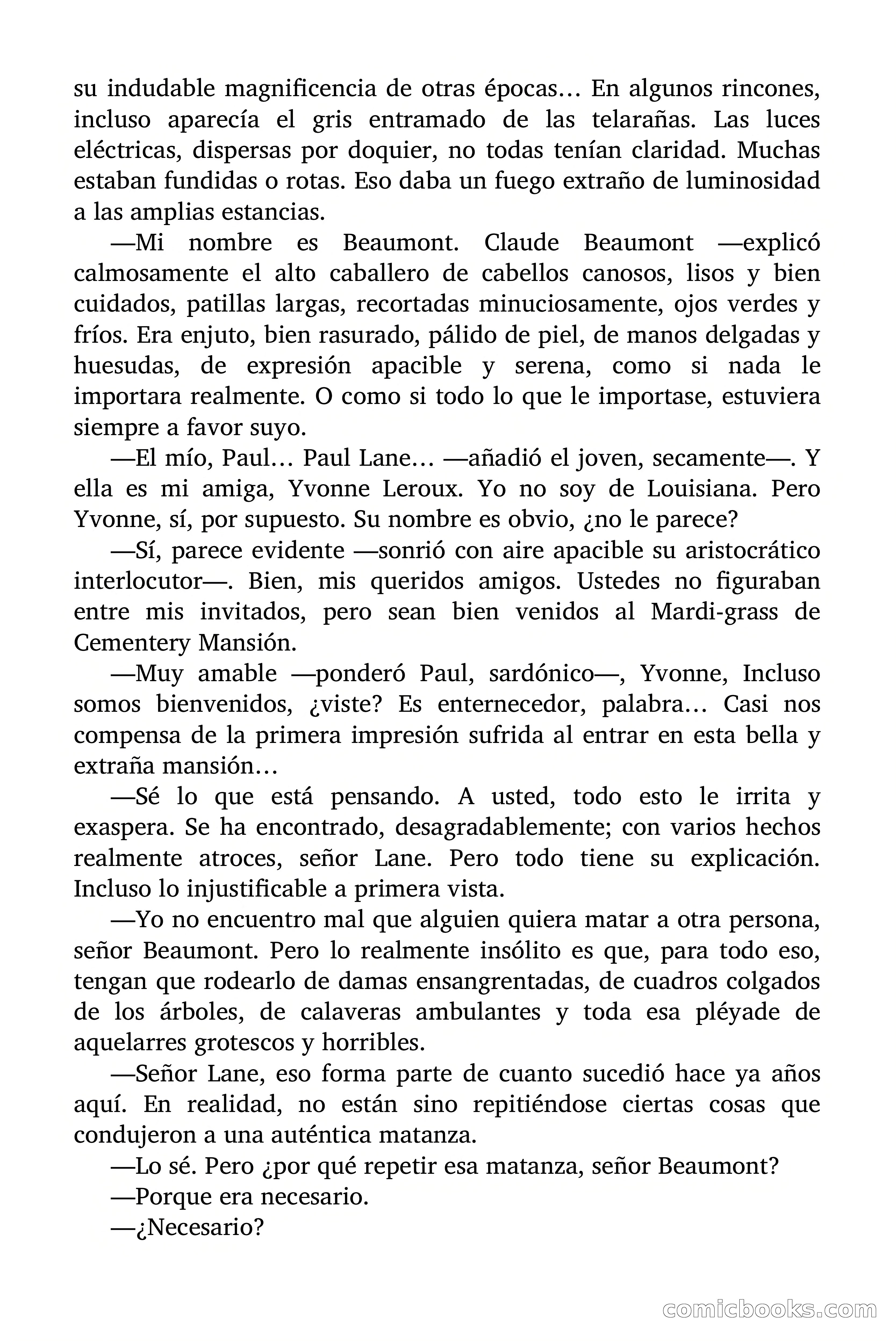 La mansión rezumó sangre — page 21 of 86