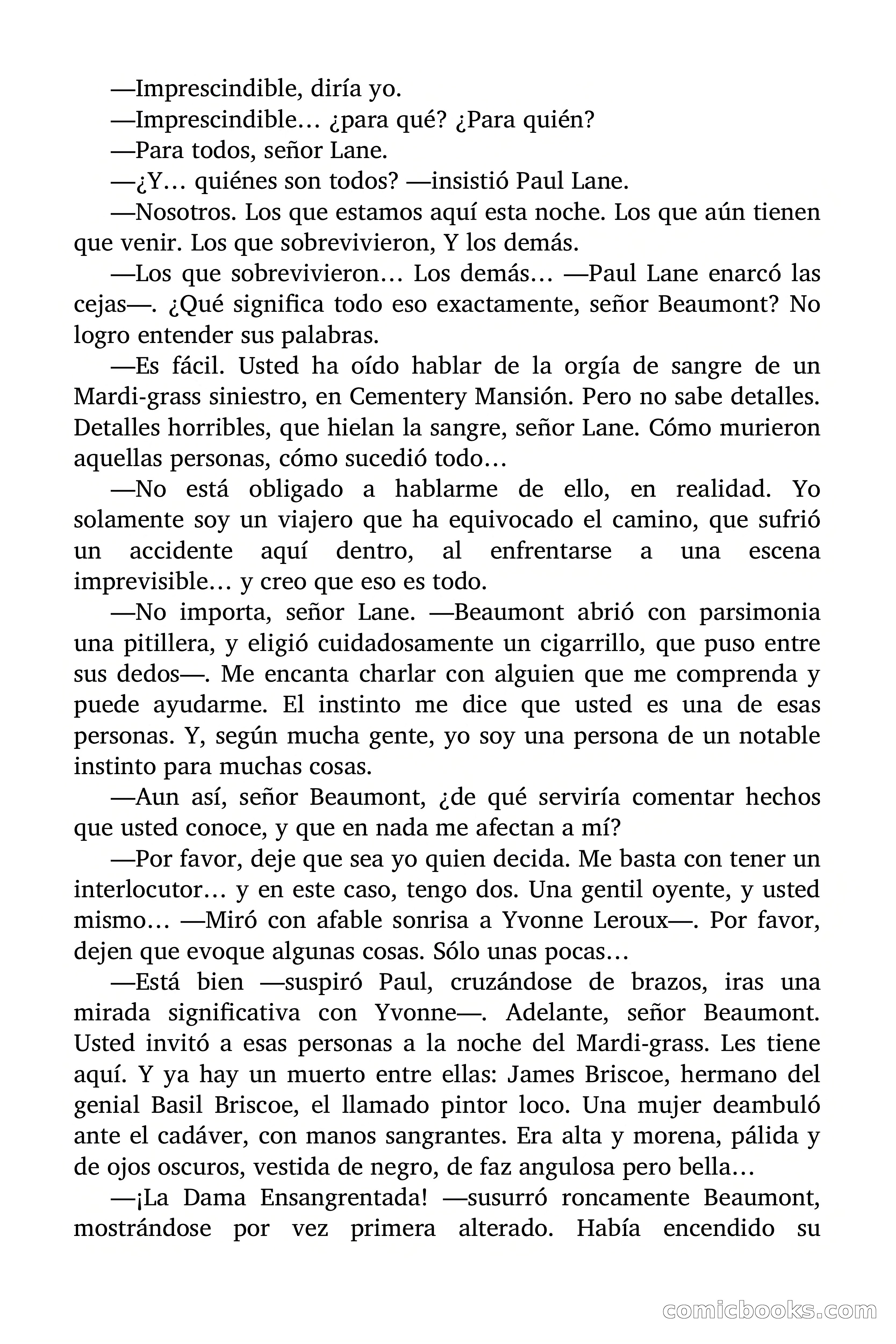 La mansión rezumó sangre — page 22 of 86