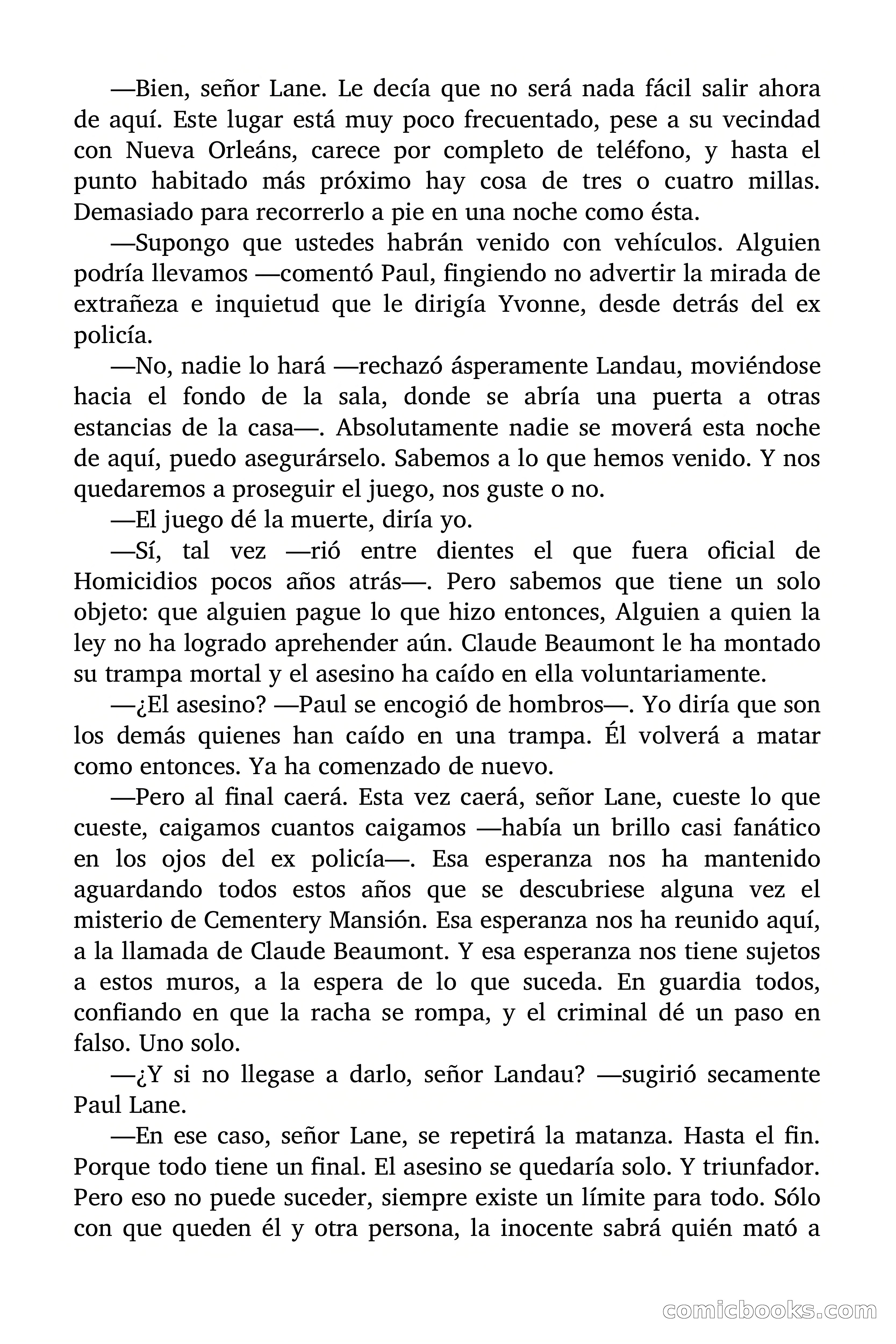 La mansión rezumó sangre — page 31 of 86