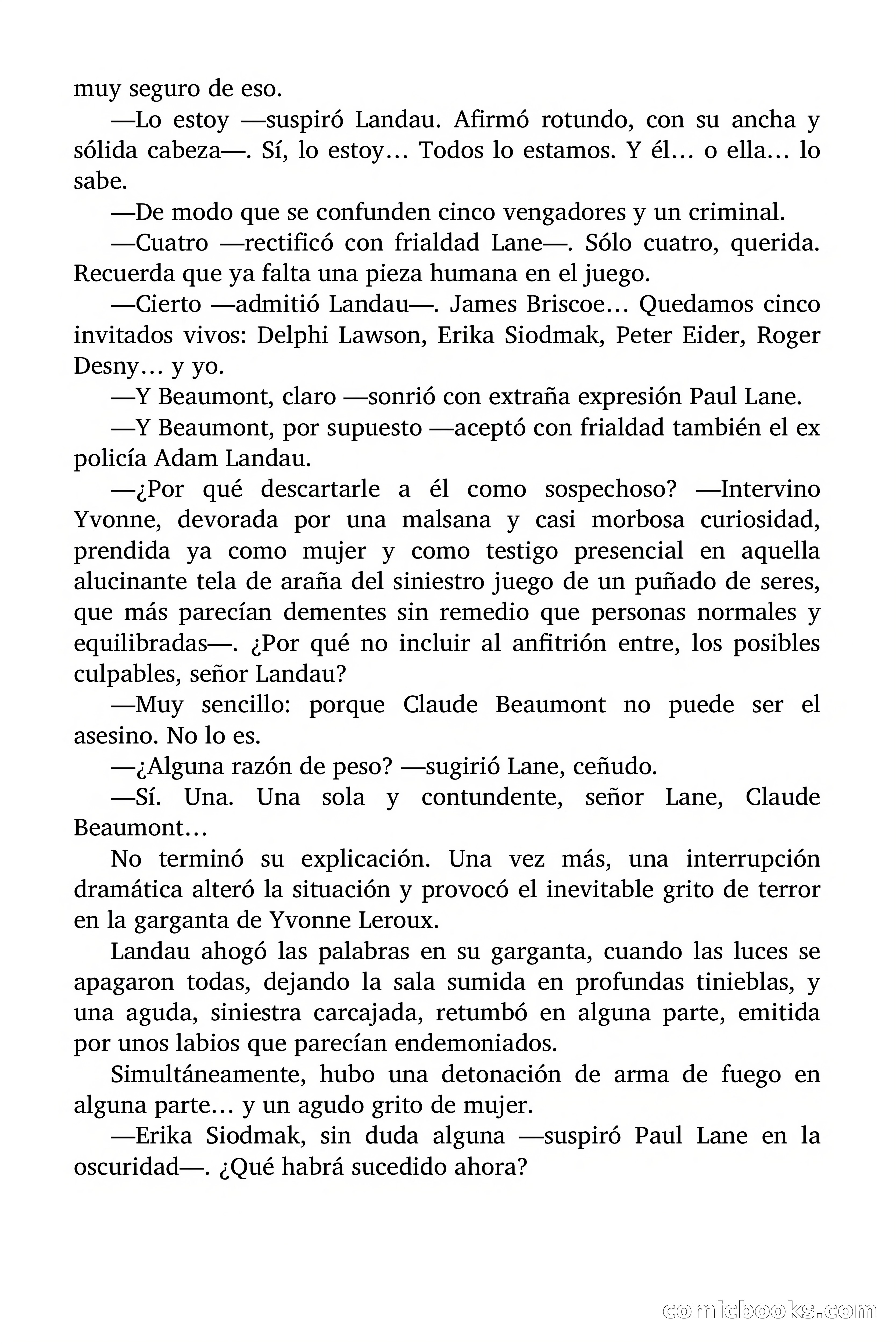 La mansión rezumó sangre — page 33 of 86