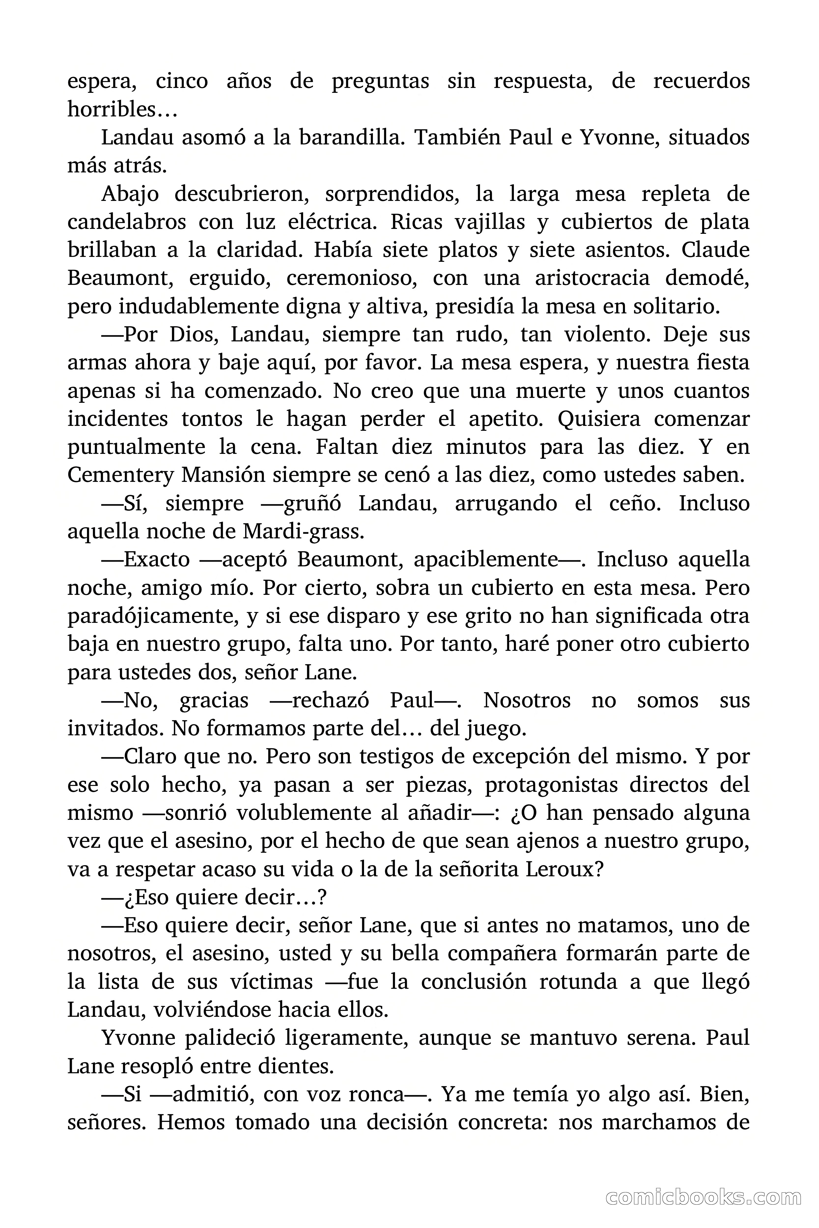 La mansión rezumó sangre — page 35 of 86