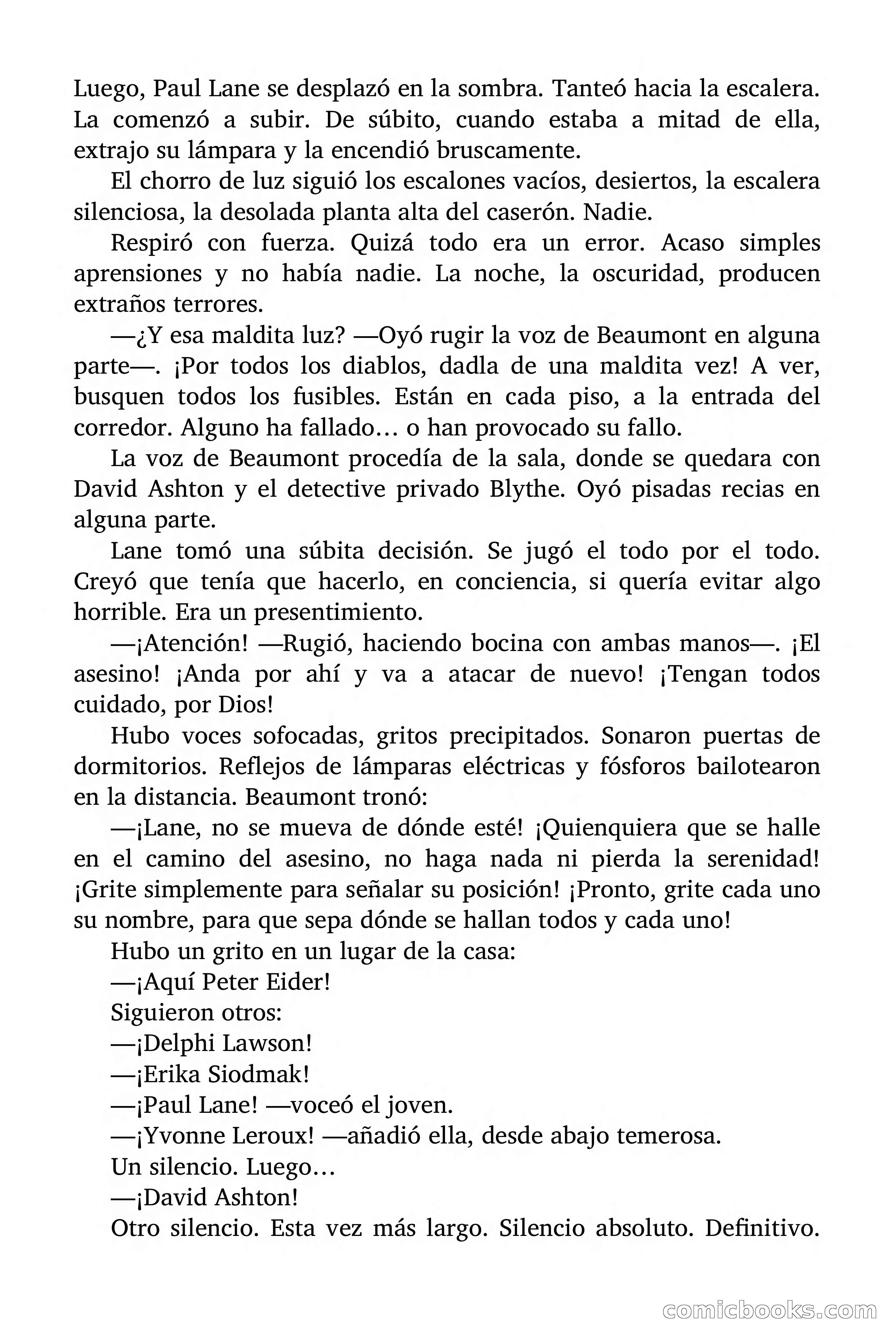 La mansión rezumó sangre — page 74 of 86