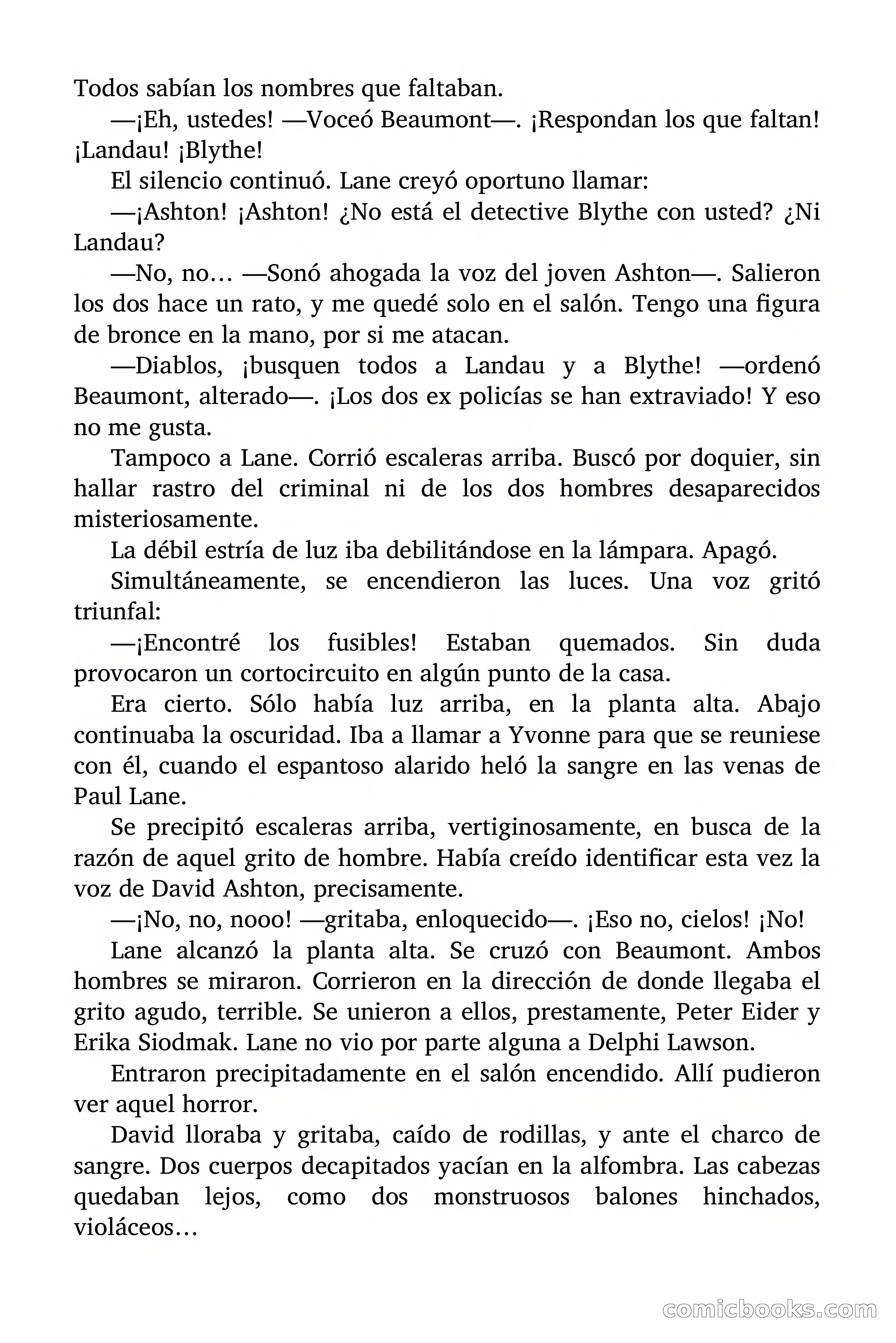 La mansión rezumó sangre — page 75 of 86