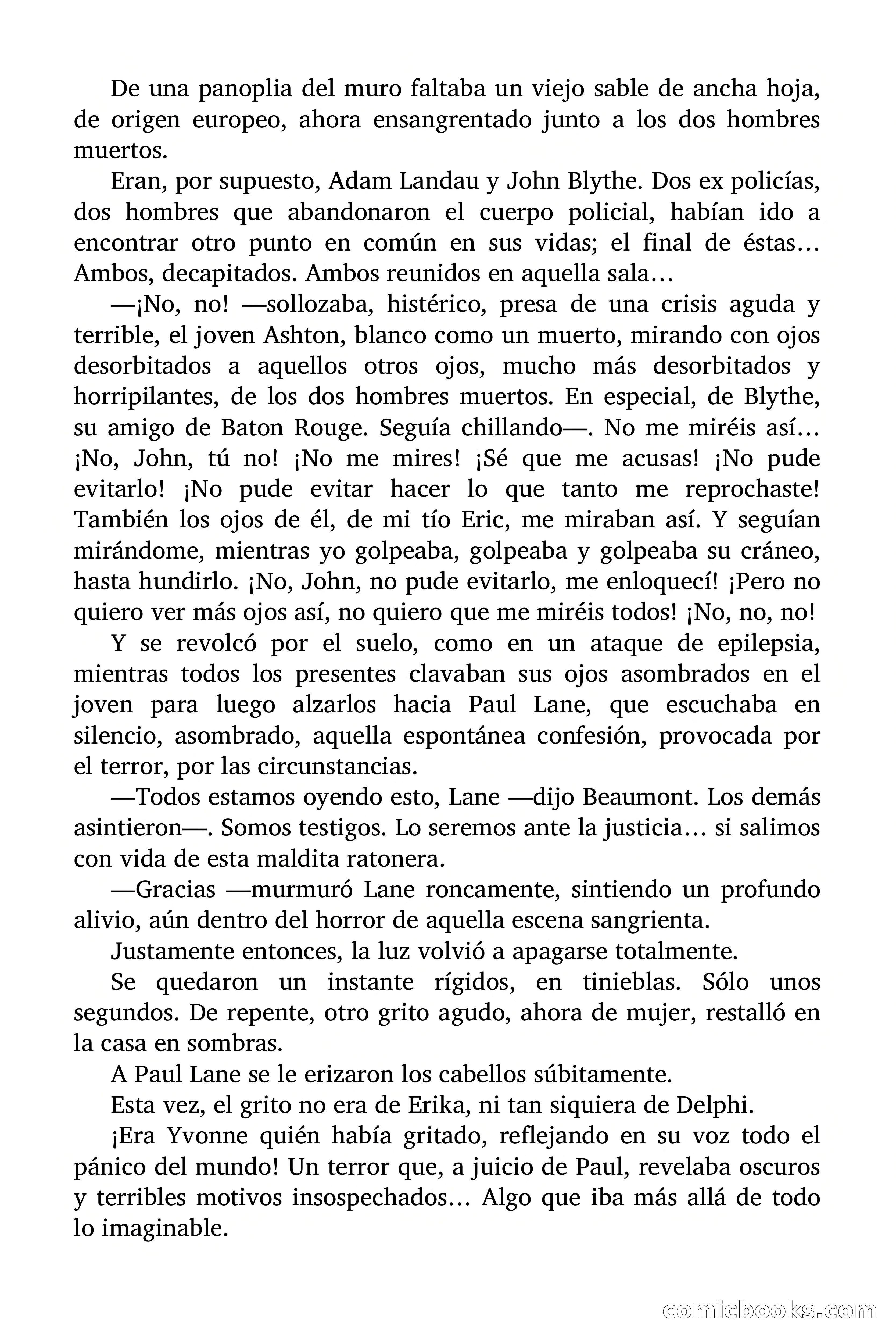 La mansión rezumó sangre — page 76 of 86
