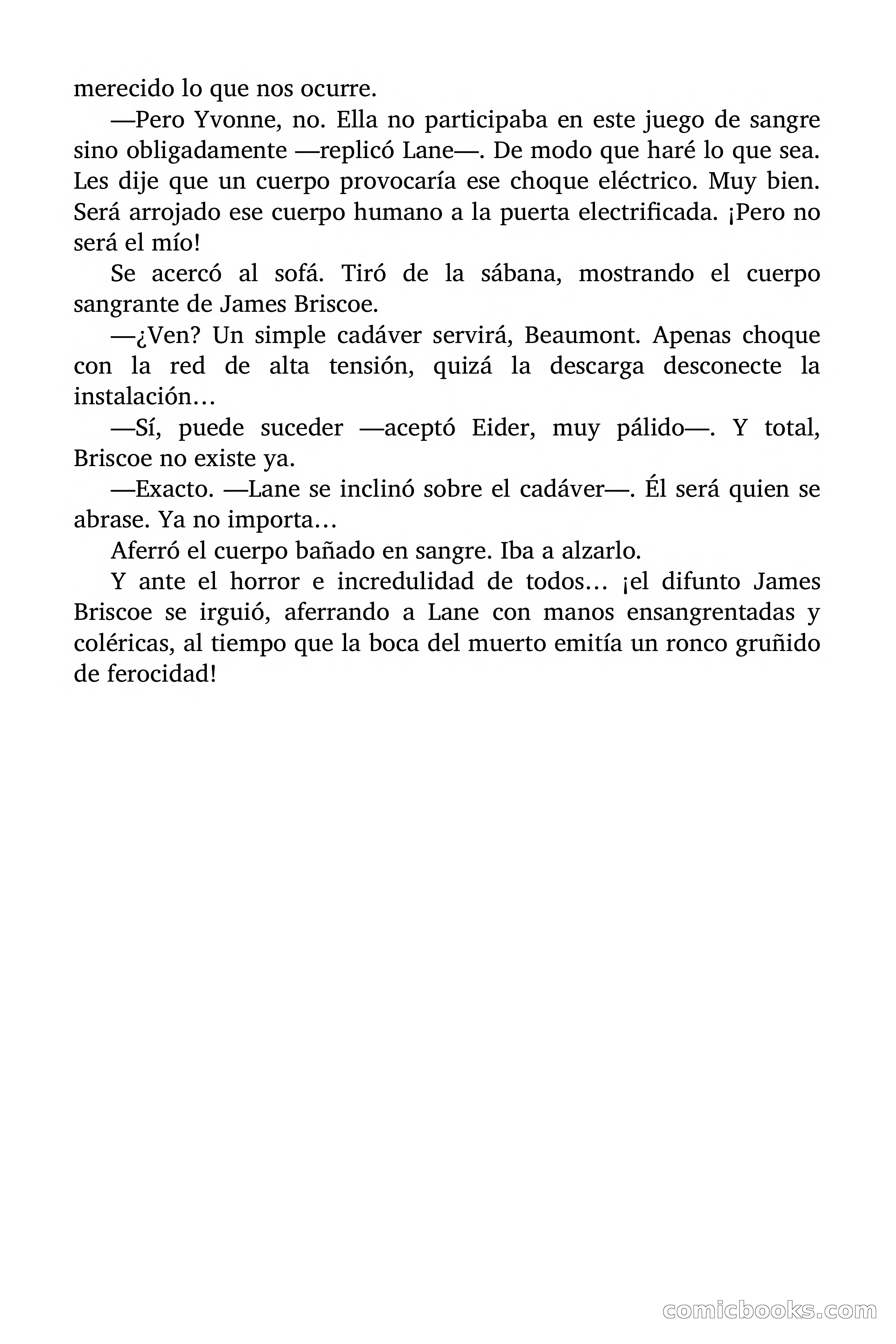 La mansión rezumó sangre — page 81 of 86