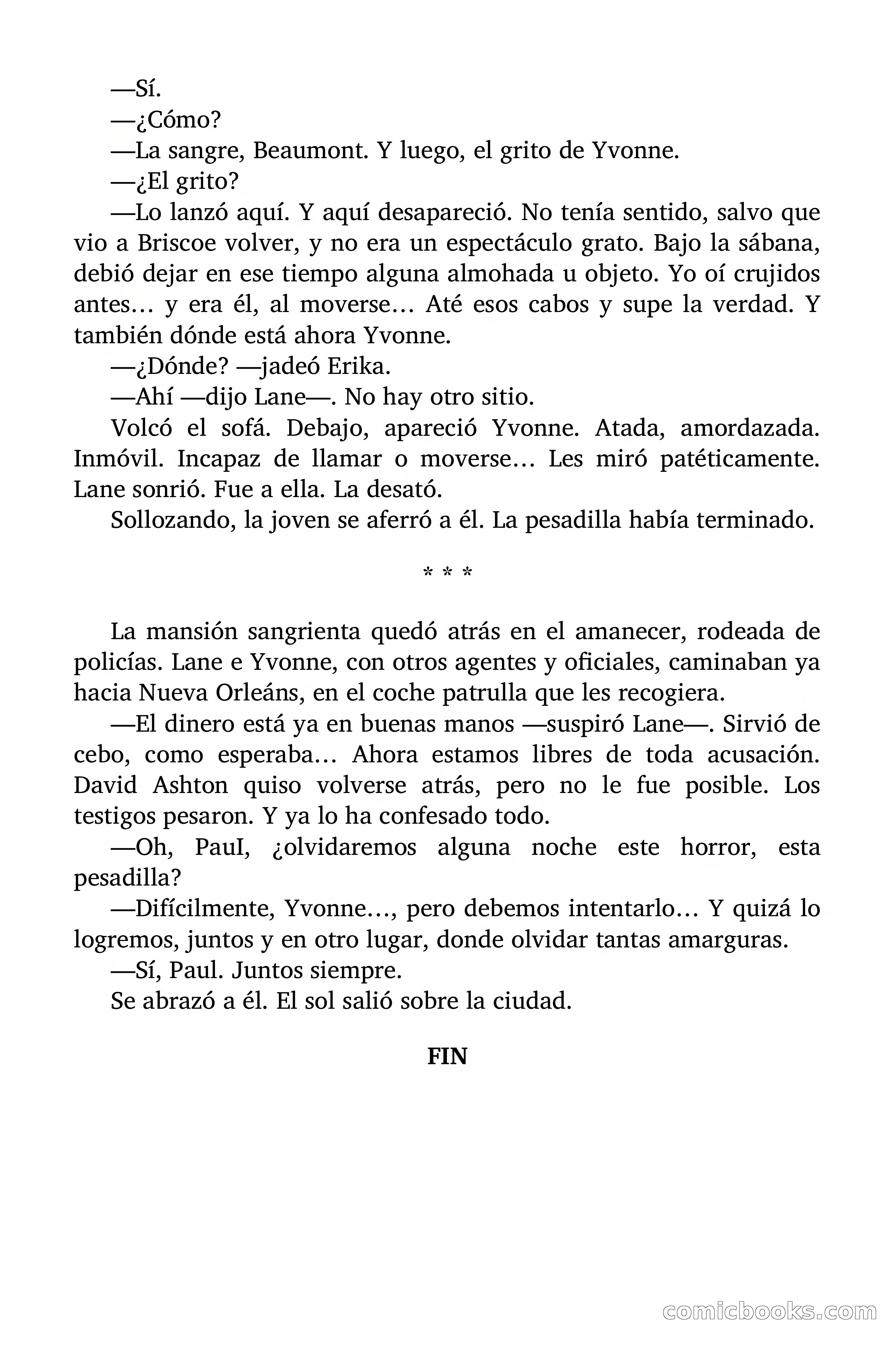 La mansión rezumó sangre — page 84 of 86
