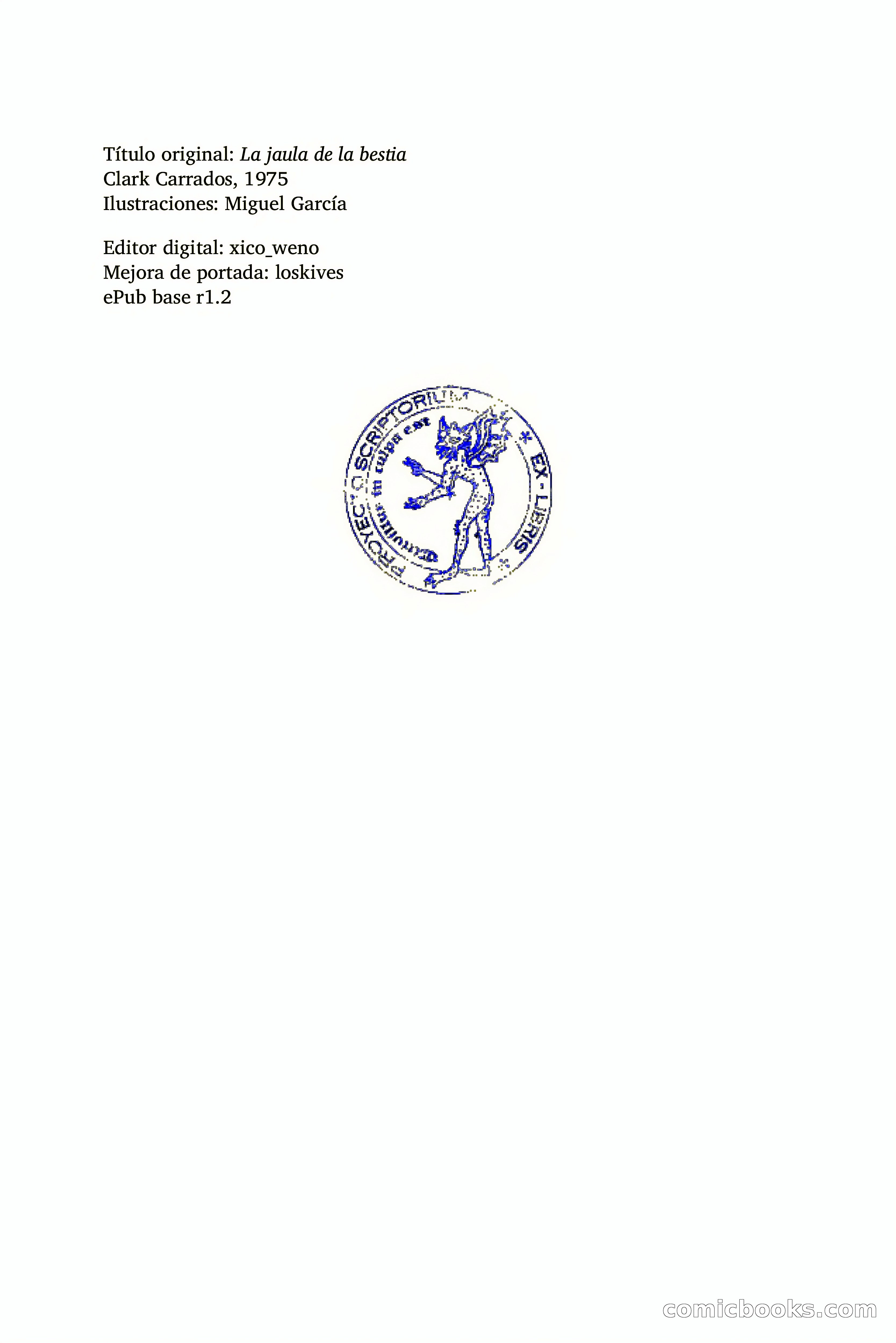 La jaula de la bestia (Clark Carrados) — page 4 of 94
