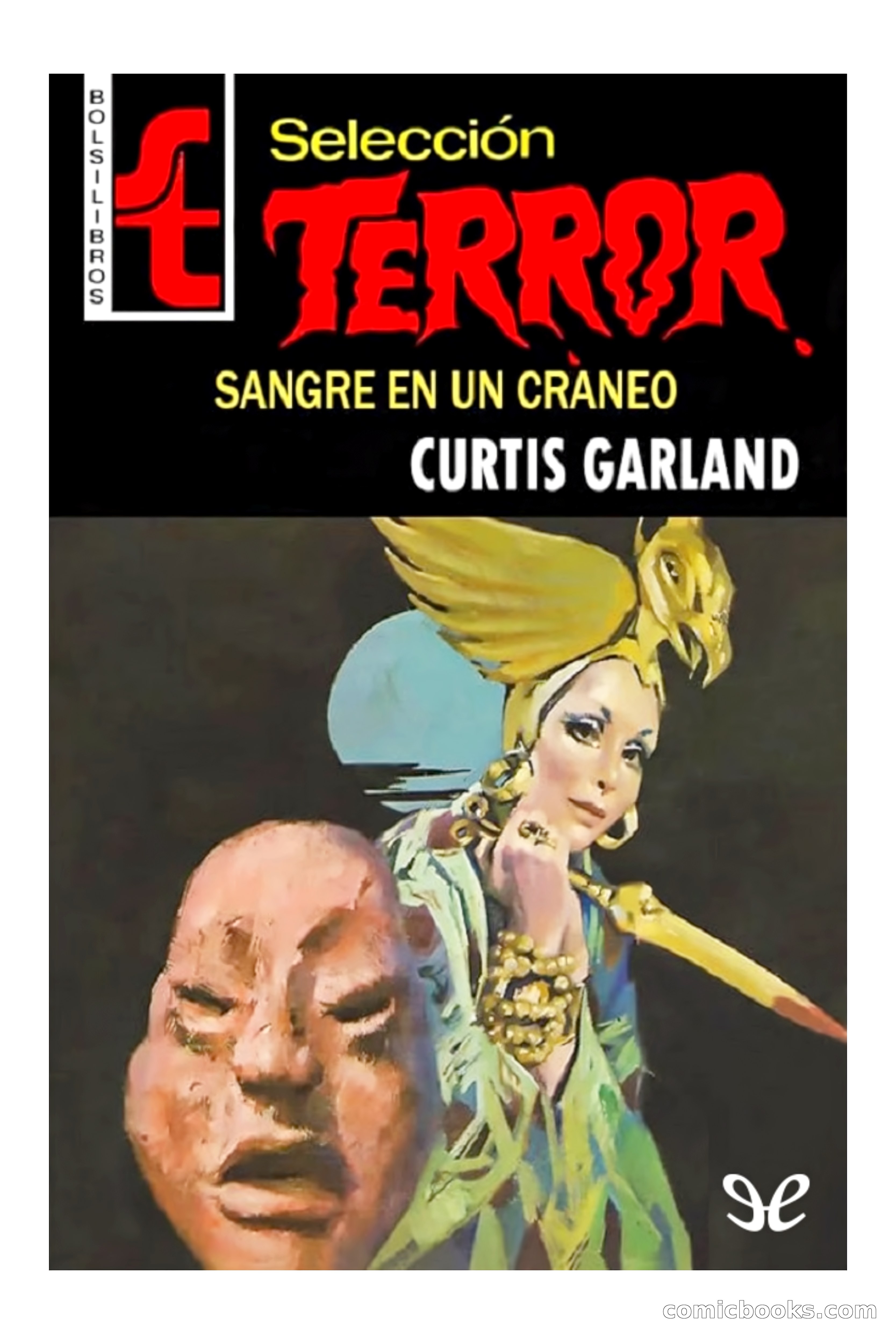 Sangre en un cráneo