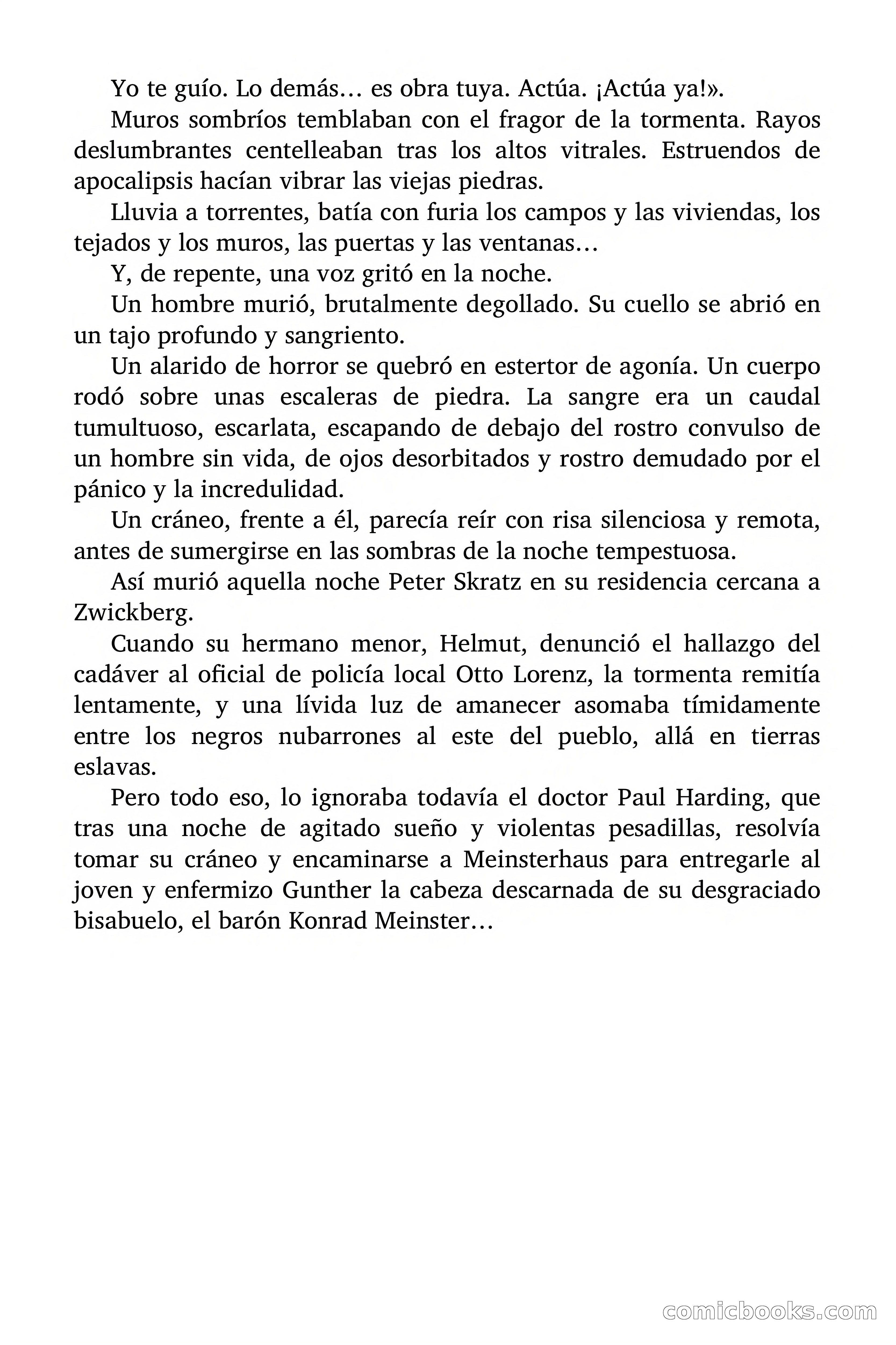 Sangre en un cráneo — page 74 of 98
