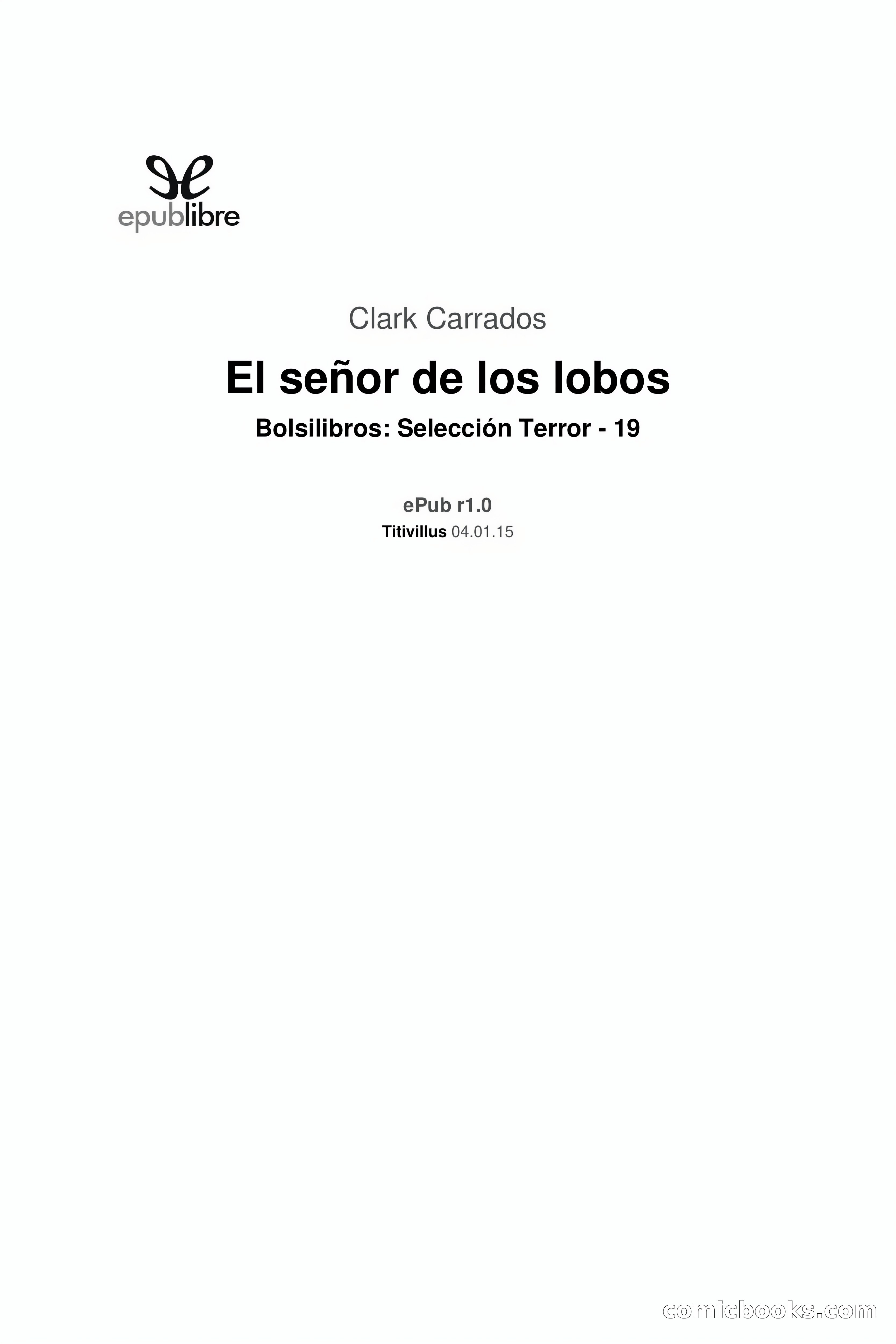 Selección Terror: El Señor de los Lobos — page 3 of 100