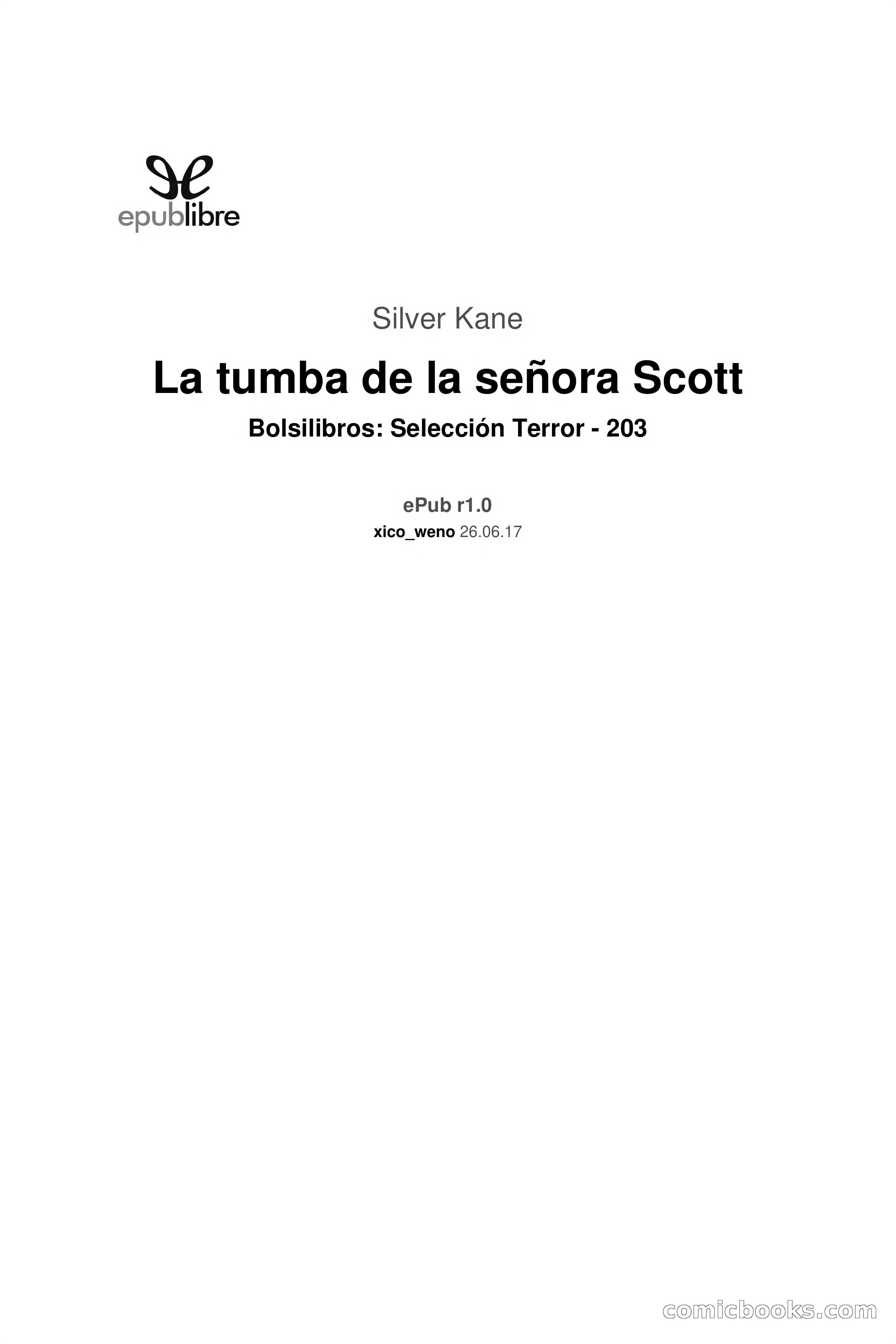 Selección Terror: La tumba de la señora Scott — page 3 of 85