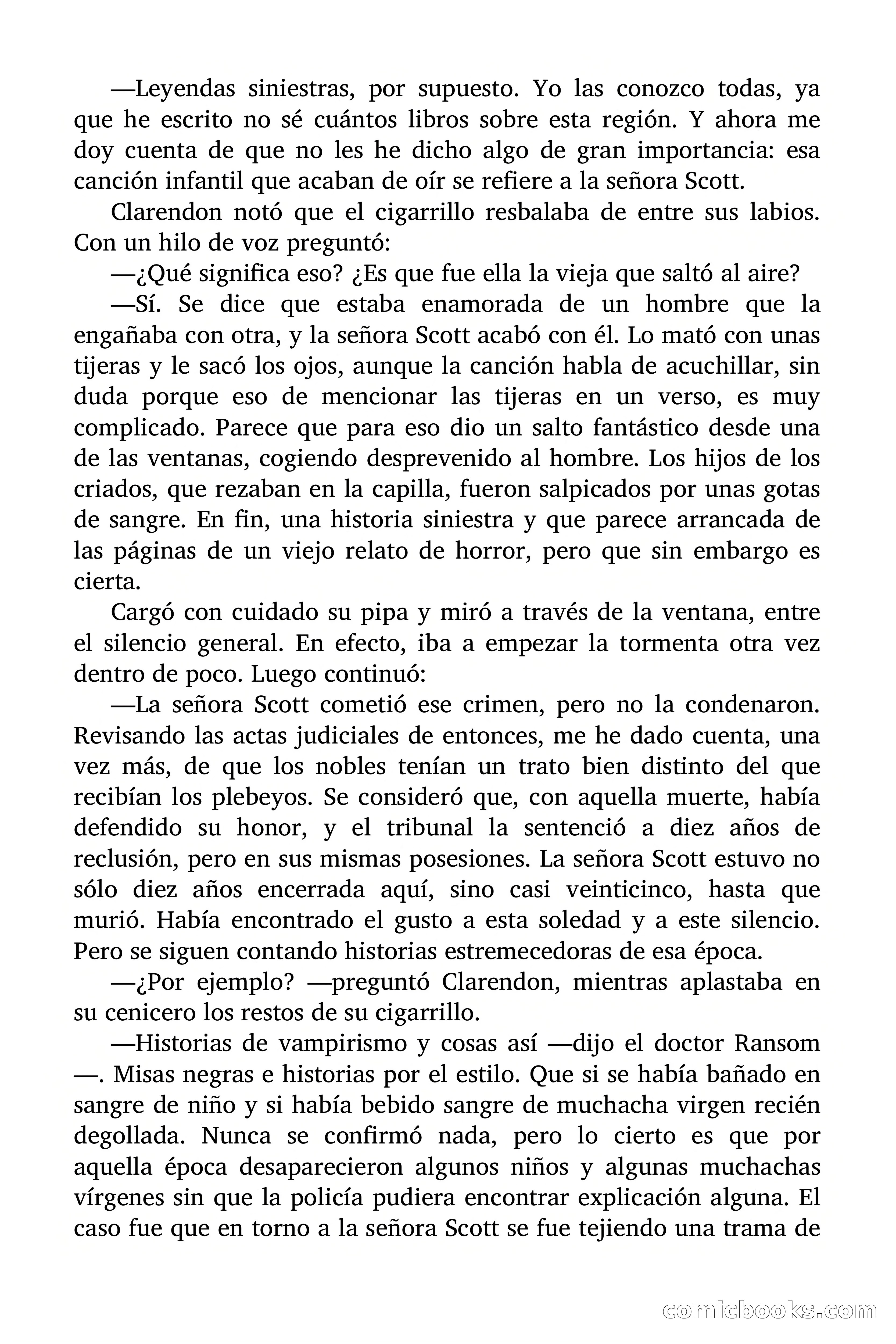 Selección Terror: La tumba de la señora Scott — page 18 of 85