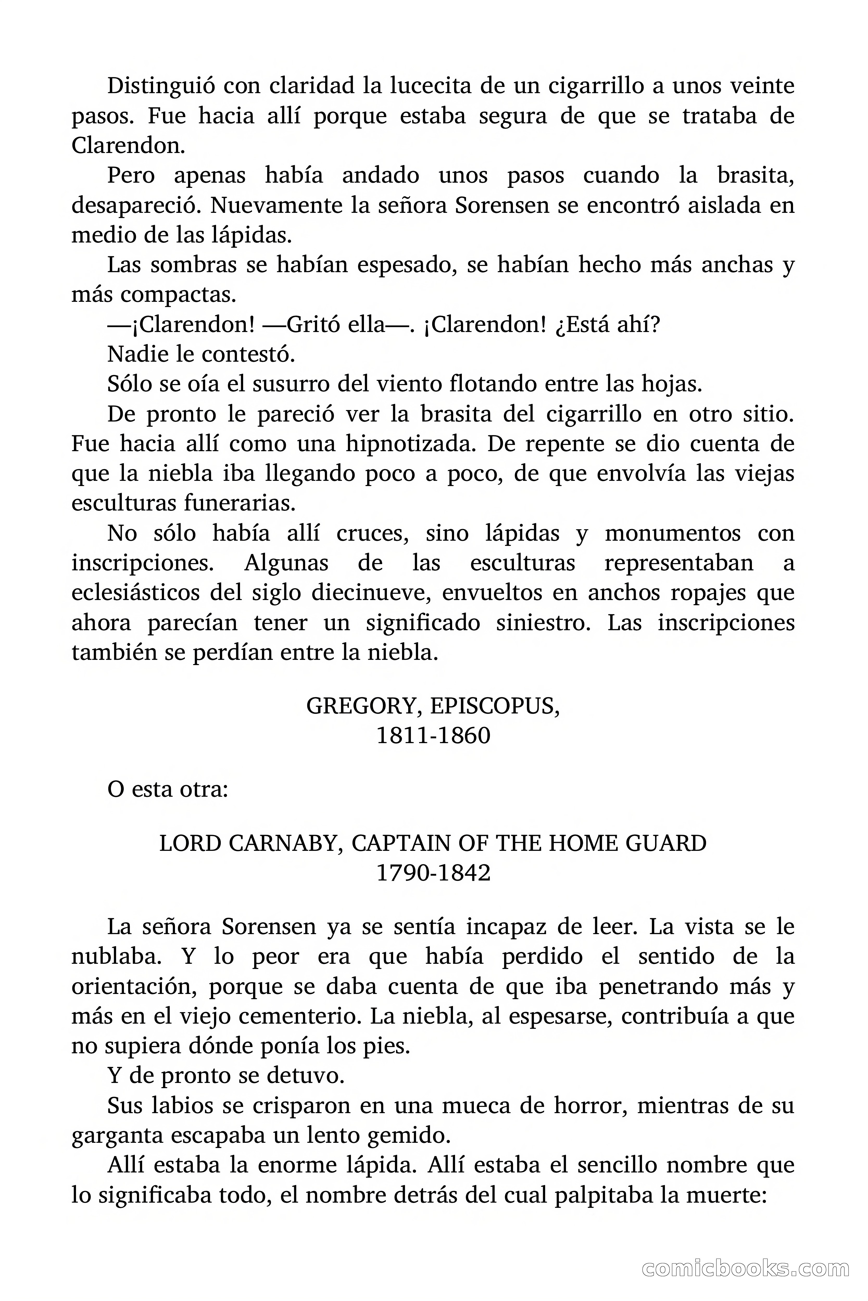Selección Terror: La tumba de la señora Scott — page 73 of 85
